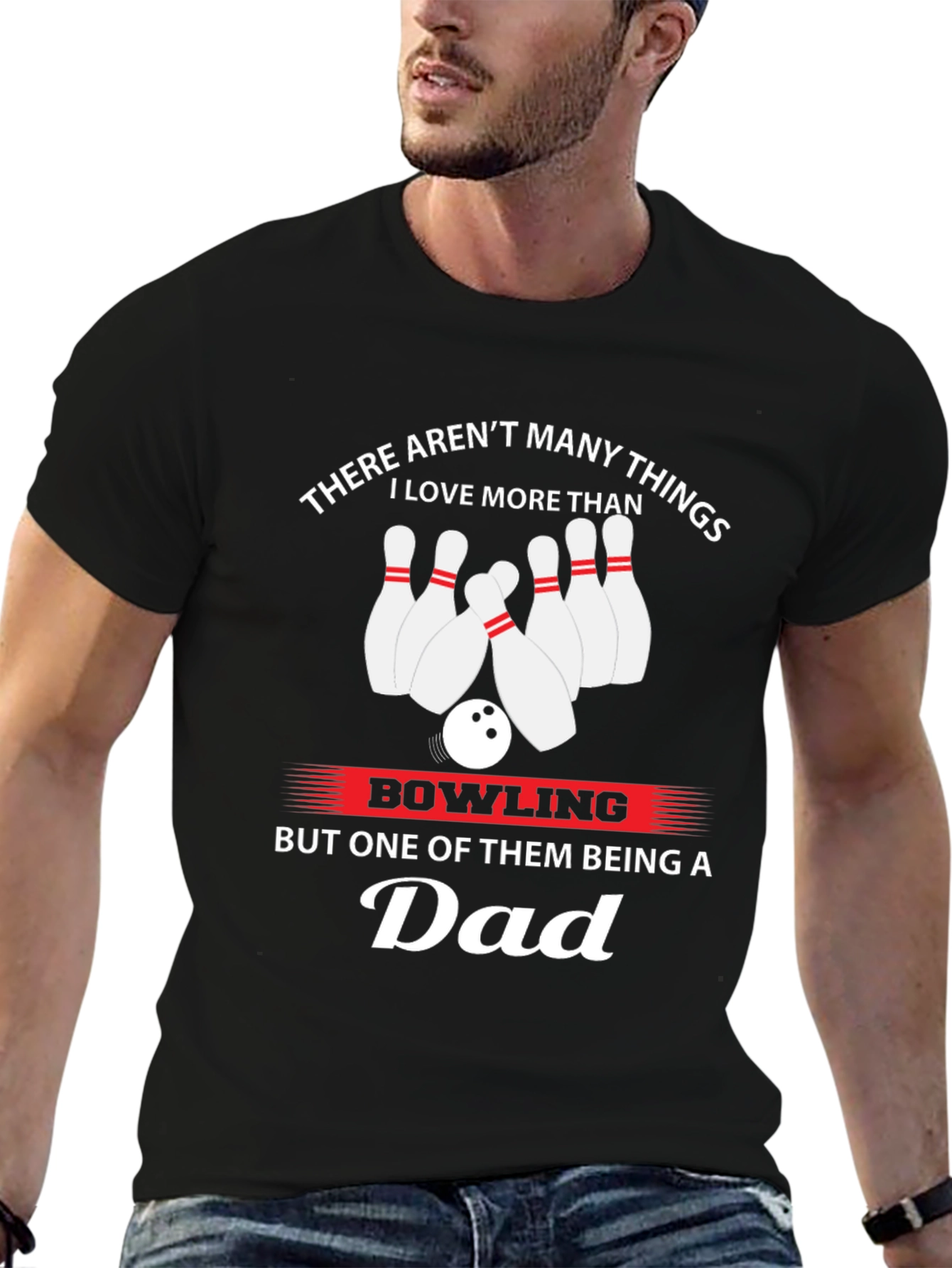 Bowling Dad T-Shirt - Gift for Bowling Lovers