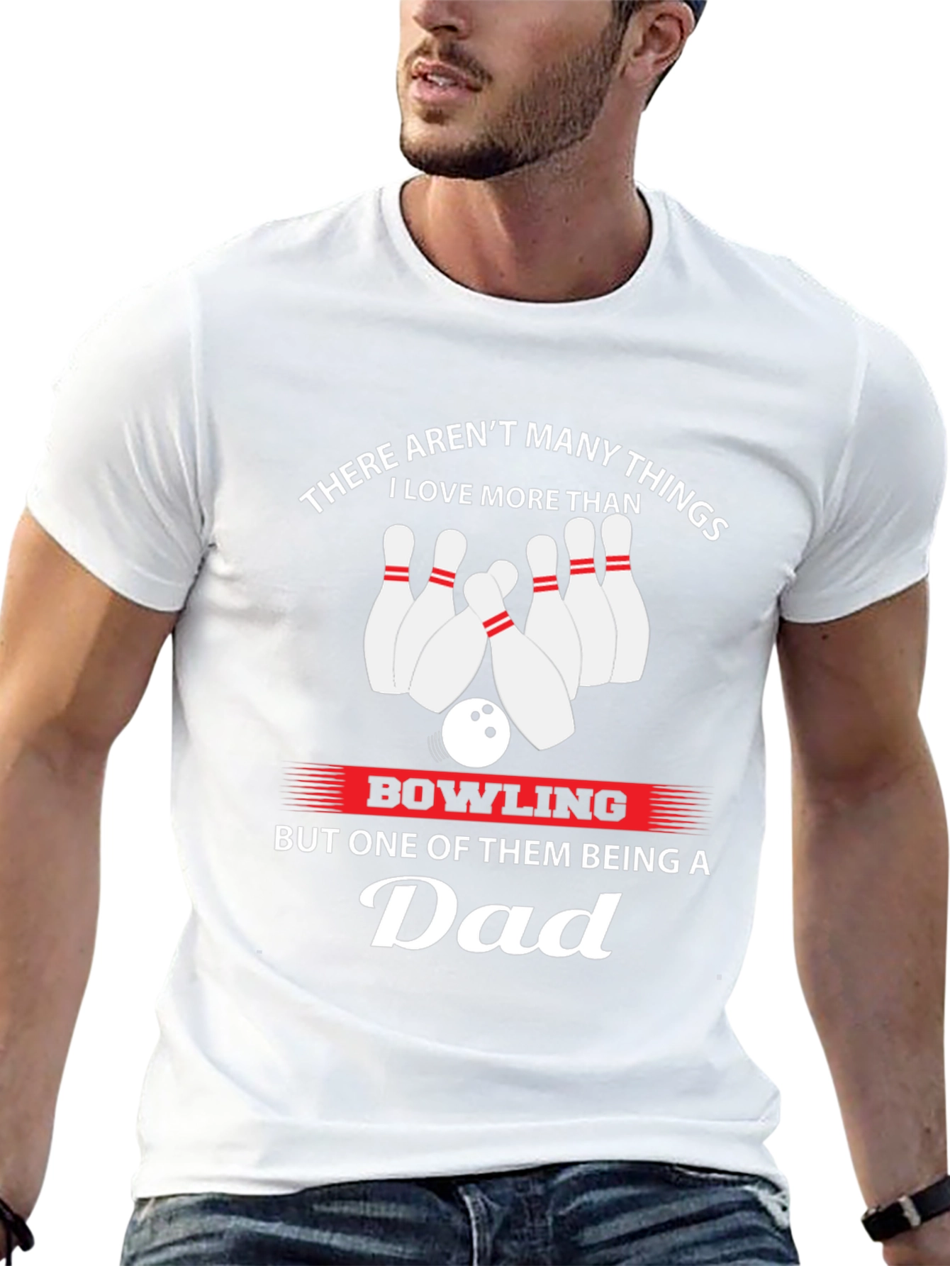 Bowling Dad T-Shirt - Gift for Bowling Lovers