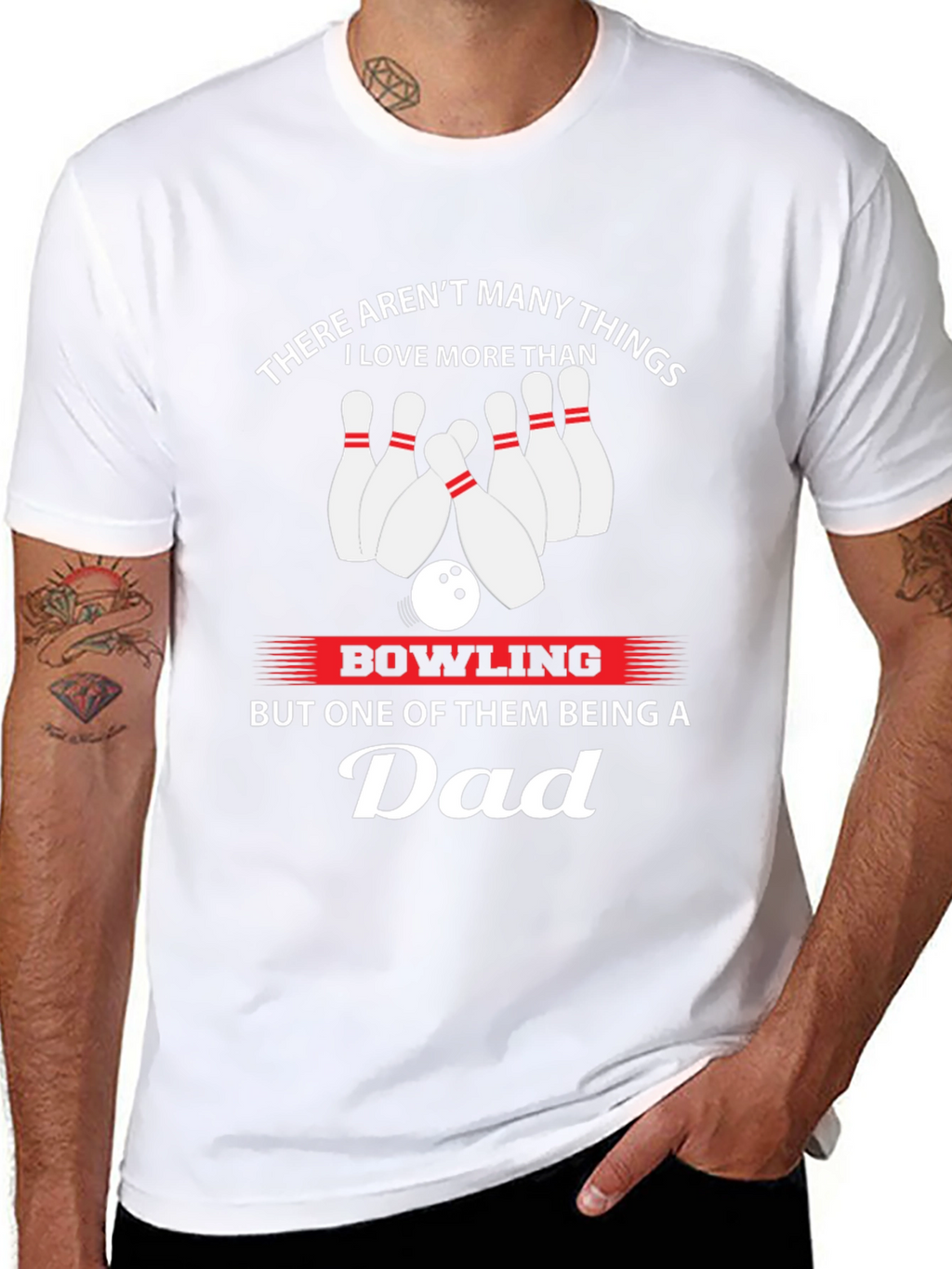 Bowling Dad T-Shirt - Gift for Bowling Lovers