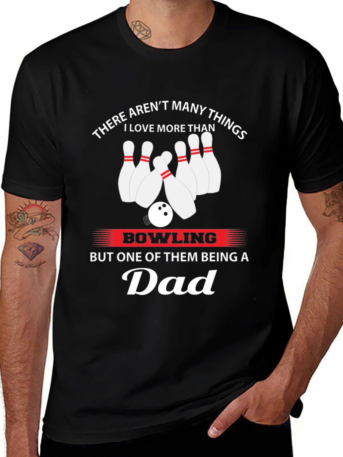 Bowling Dad T-Shirt - Gift for Bowling Lovers