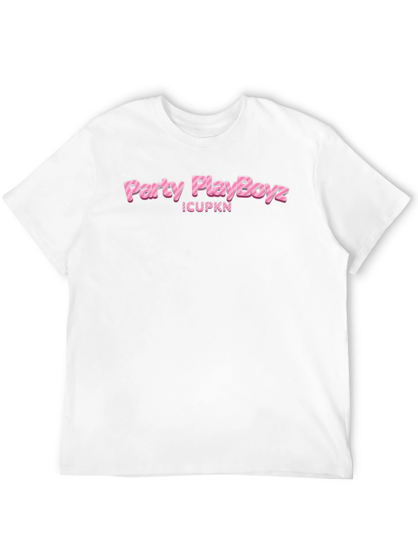 Party PlayBoyz Graphic T-Shirt - Black Crew Neck Tee