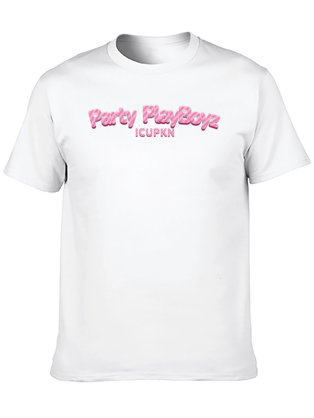 Party PlayBoyz Graphic T-Shirt - Black Crew Neck Tee