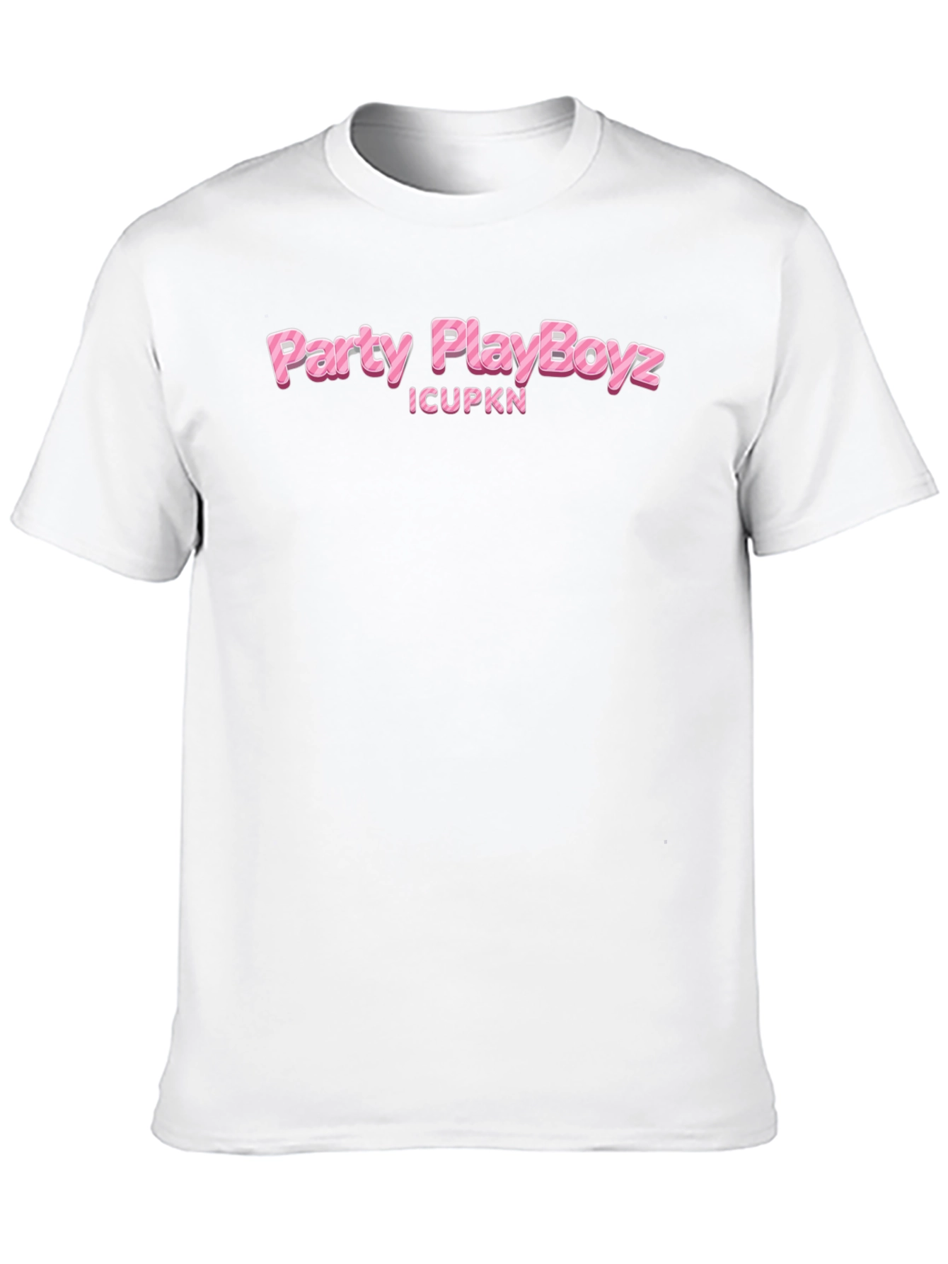 Party PlayBoyz Graphic T-Shirt - Black Crew Neck Tee
