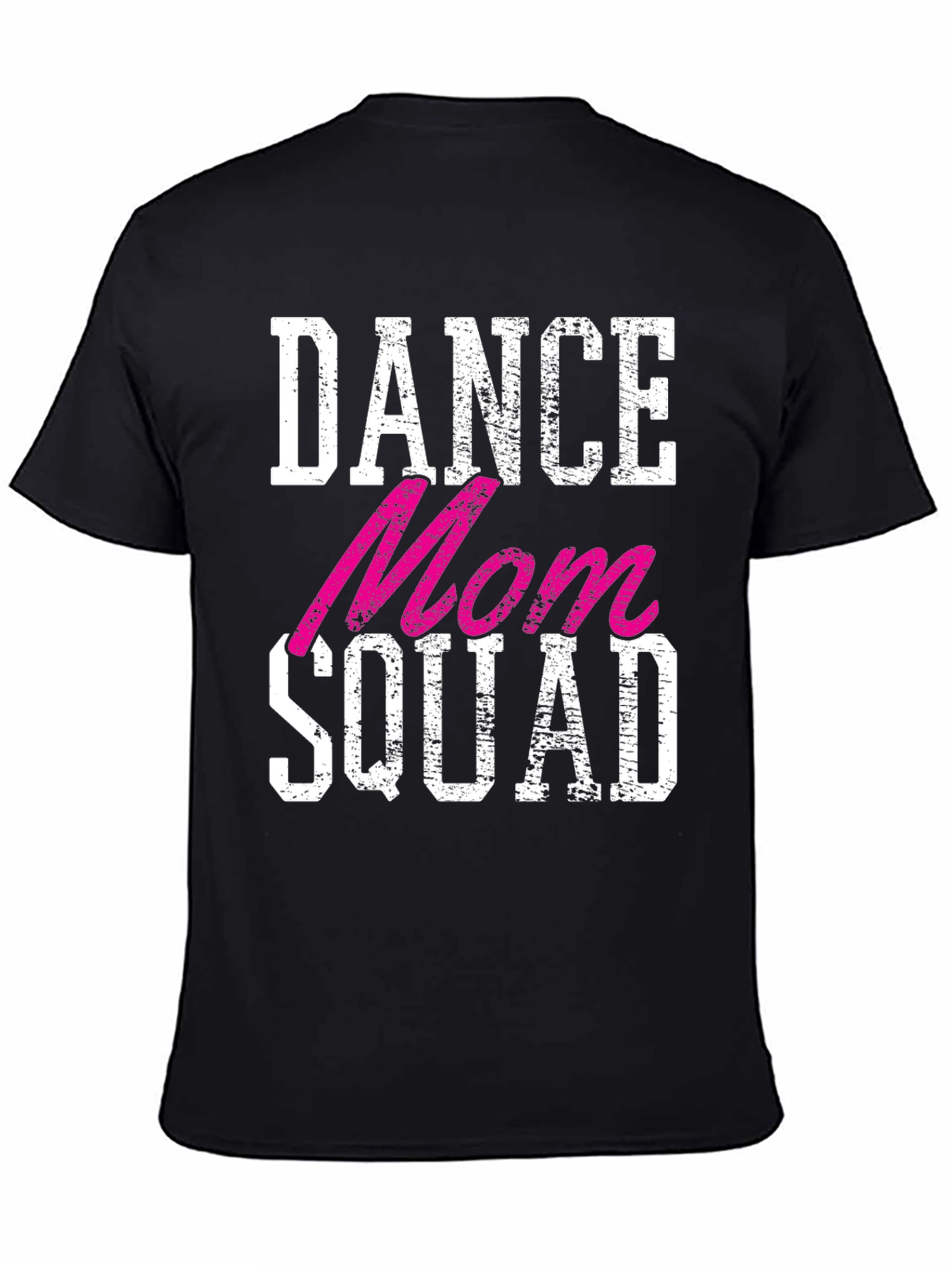 Dance Mom Squad Graphic Tee - Black Crewneck T-Shirt
