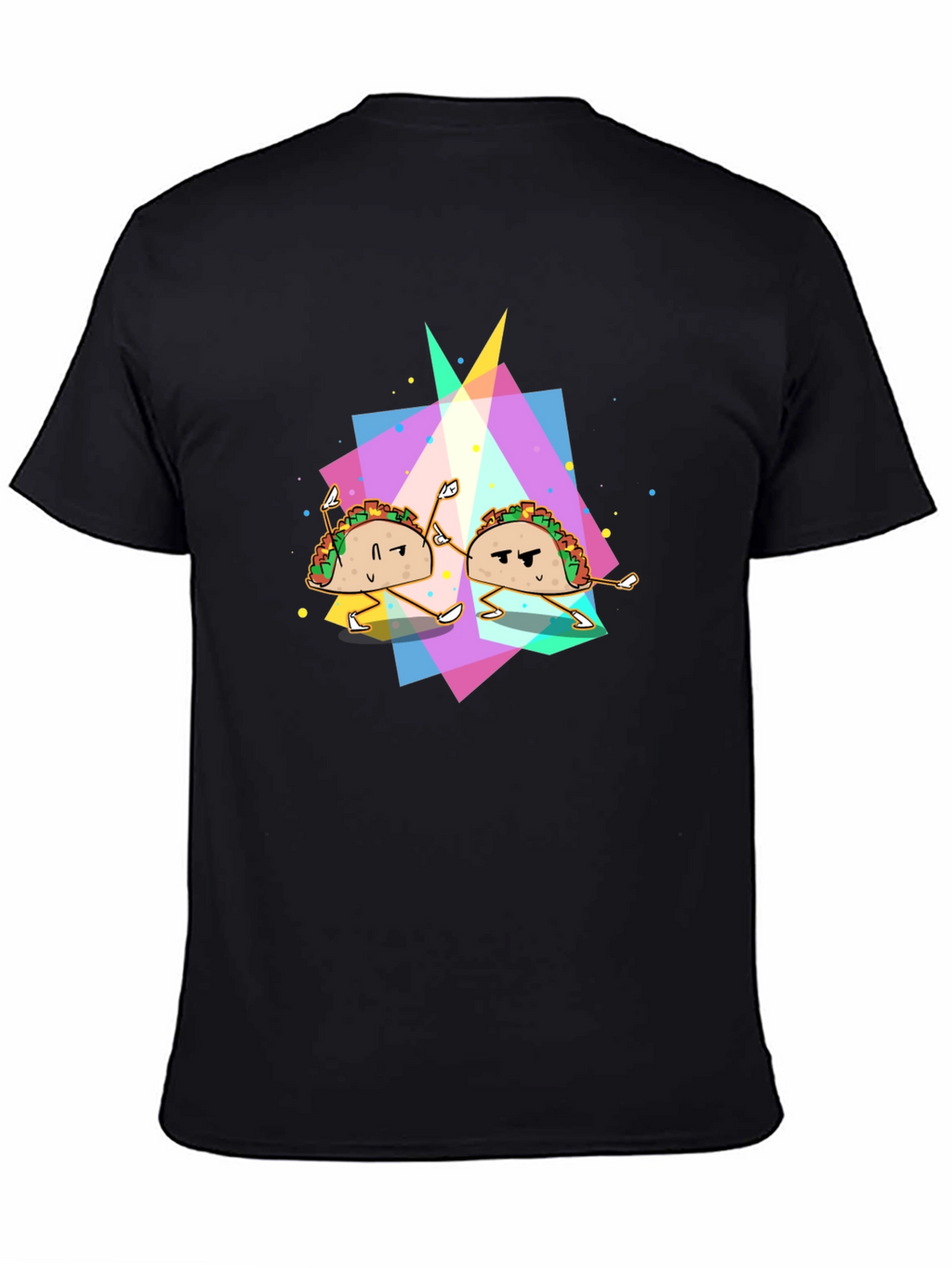 Taco Dance Graphic Black T-Shirt
