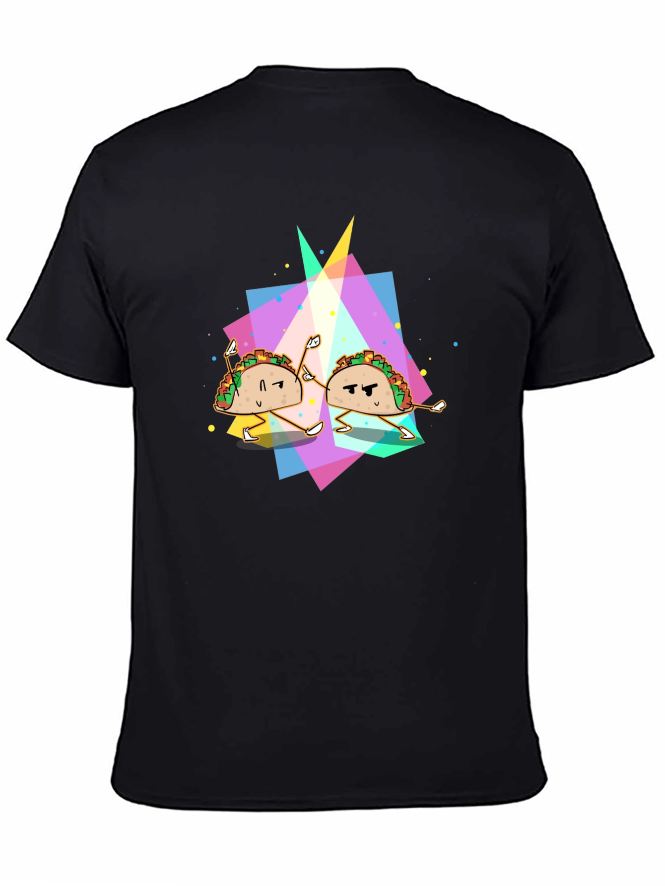 Taco Dance Graphic Black T-Shirt
