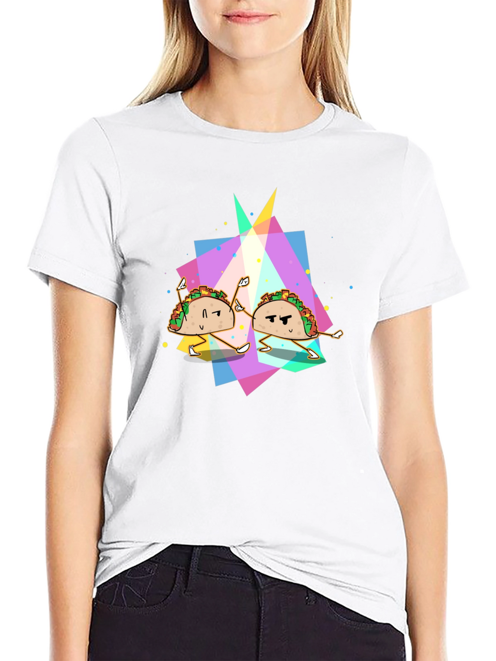 Taco Dance Graphic Black T-Shirt