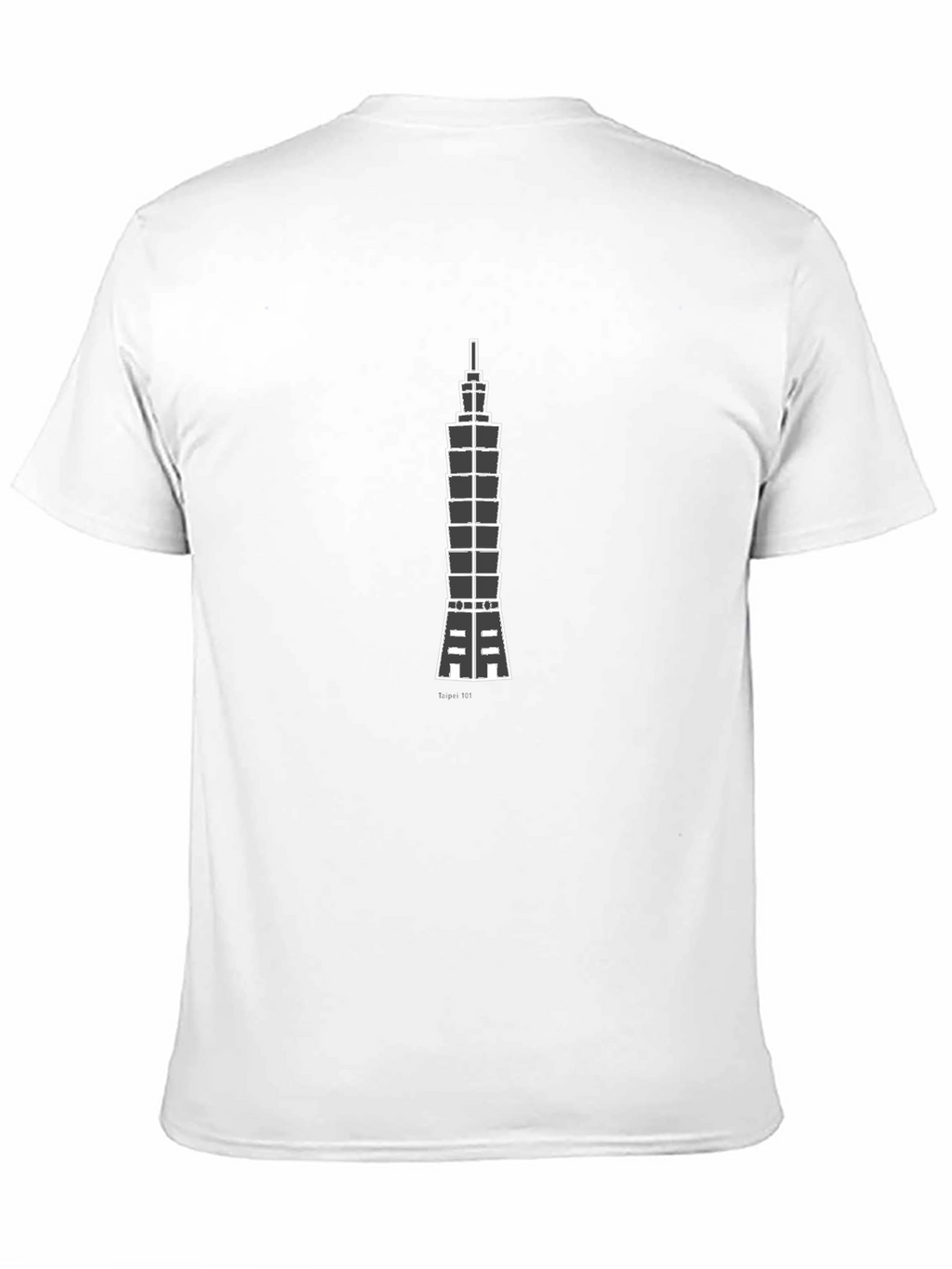 Taipei 101 Graphic Tee - Black Cotton Comfort