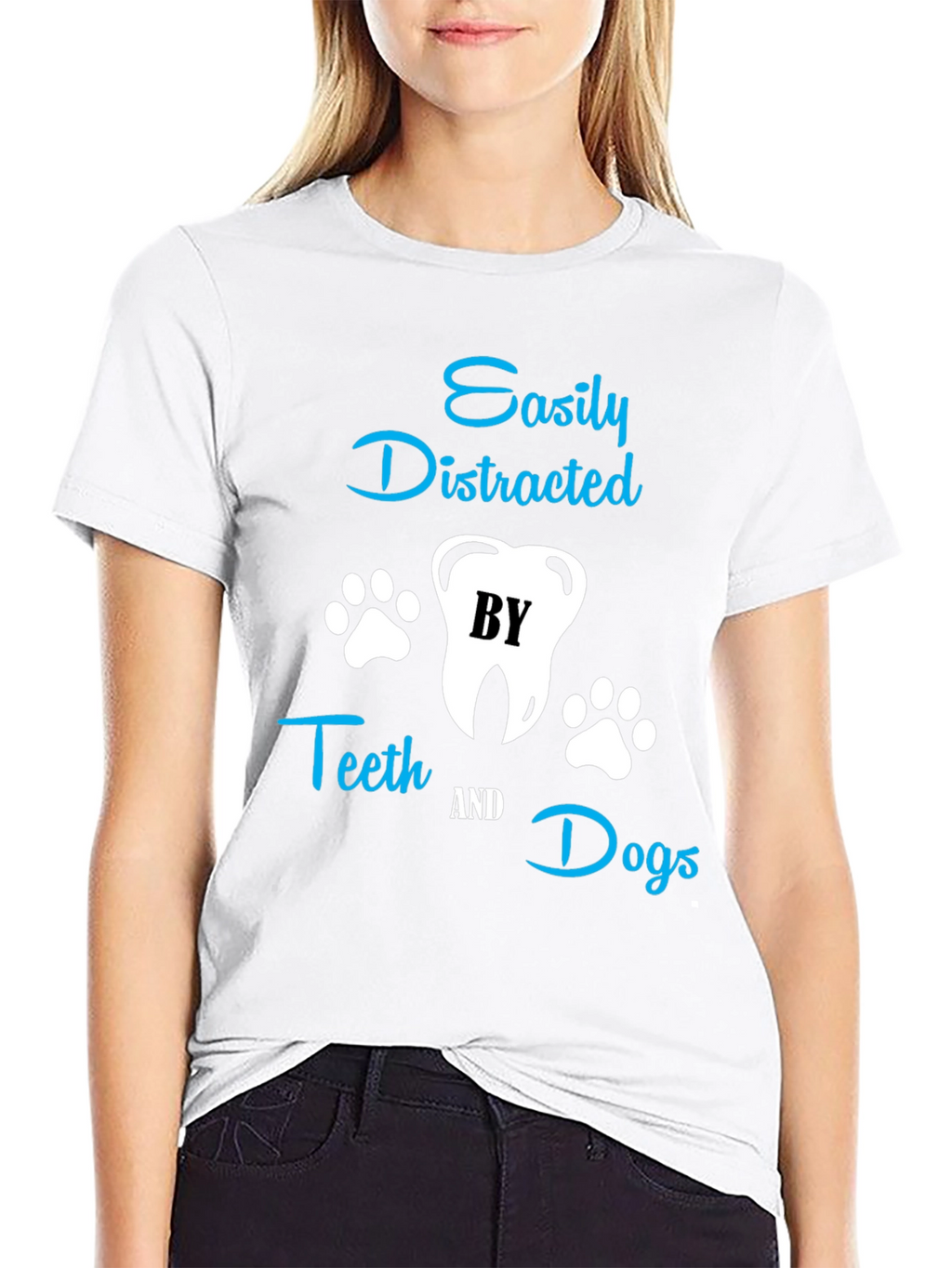 Easily Distracted by Teeth & Dogs T-Shirt