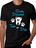 Easily Distracted by Teeth & Dogs T-Shirt