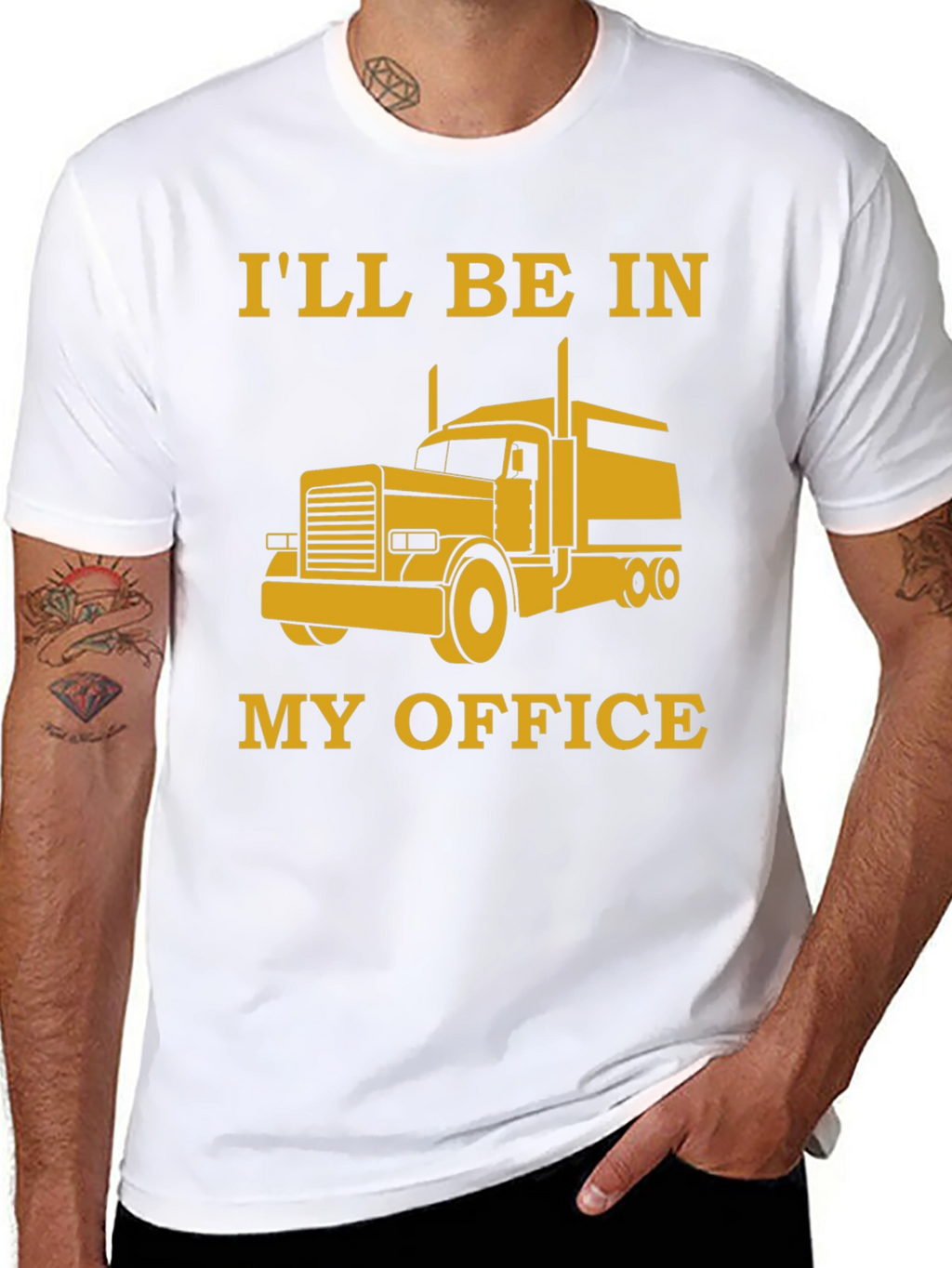 Trucker T-Shirt - My Office is a Truck!