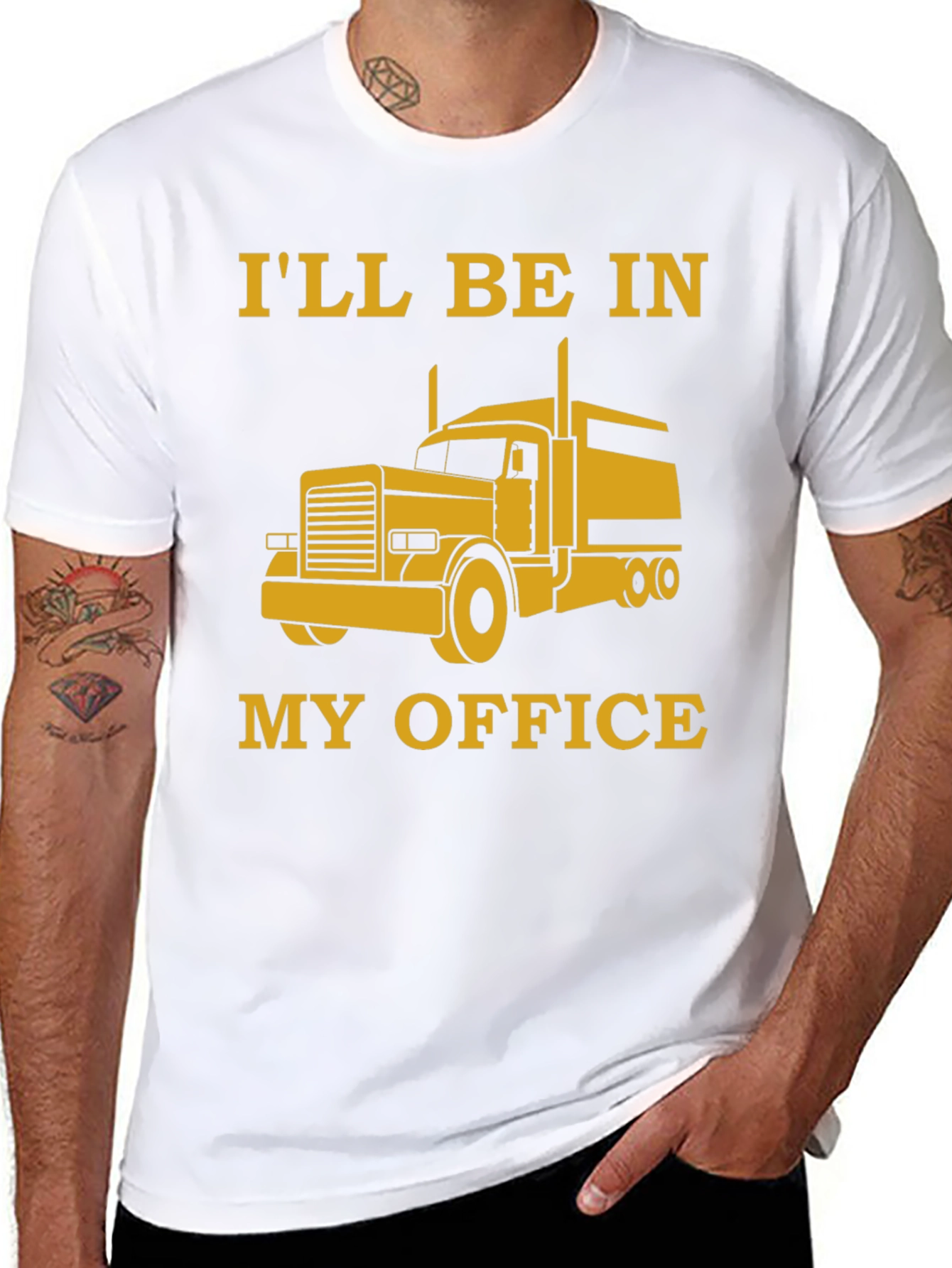 Trucker T-Shirt - My Office is a Truck!