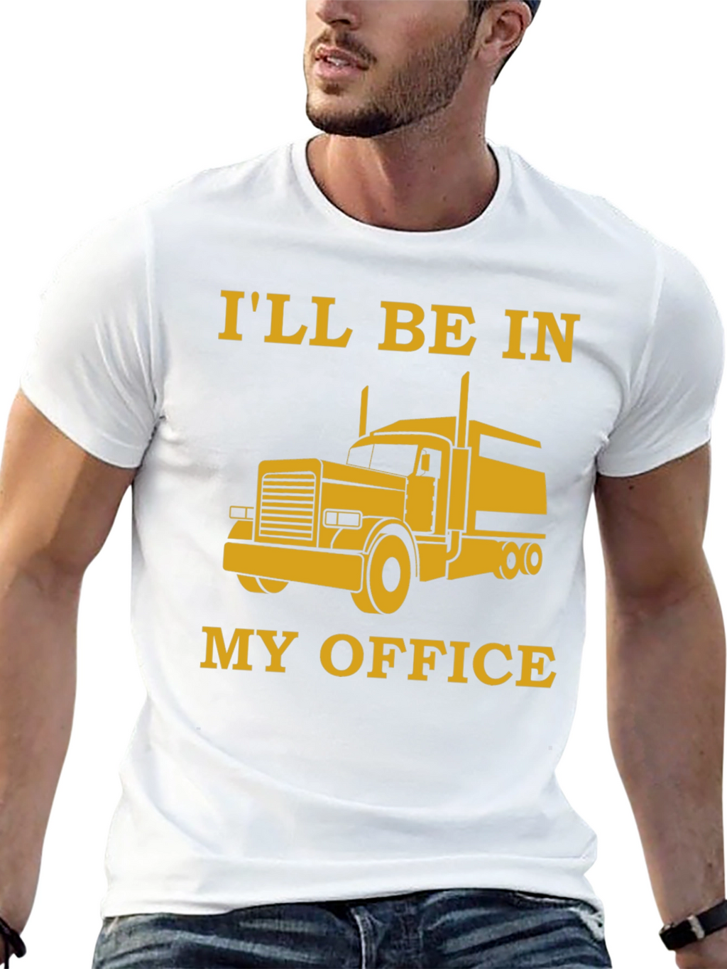 Trucker T-Shirt - My Office is a Truck!