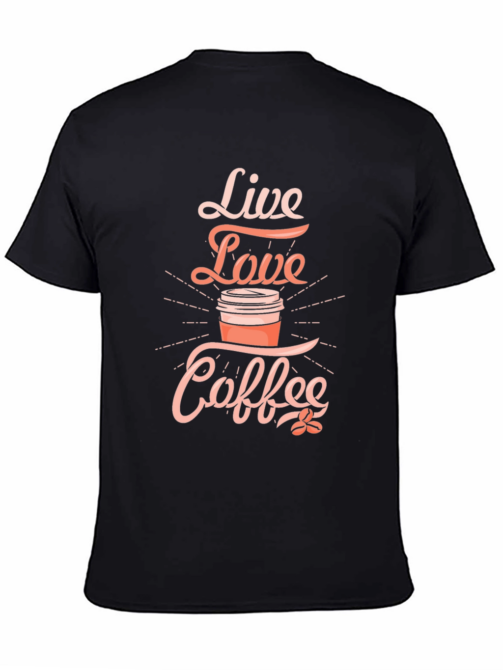 Live Love Coffee Black T-Shirt