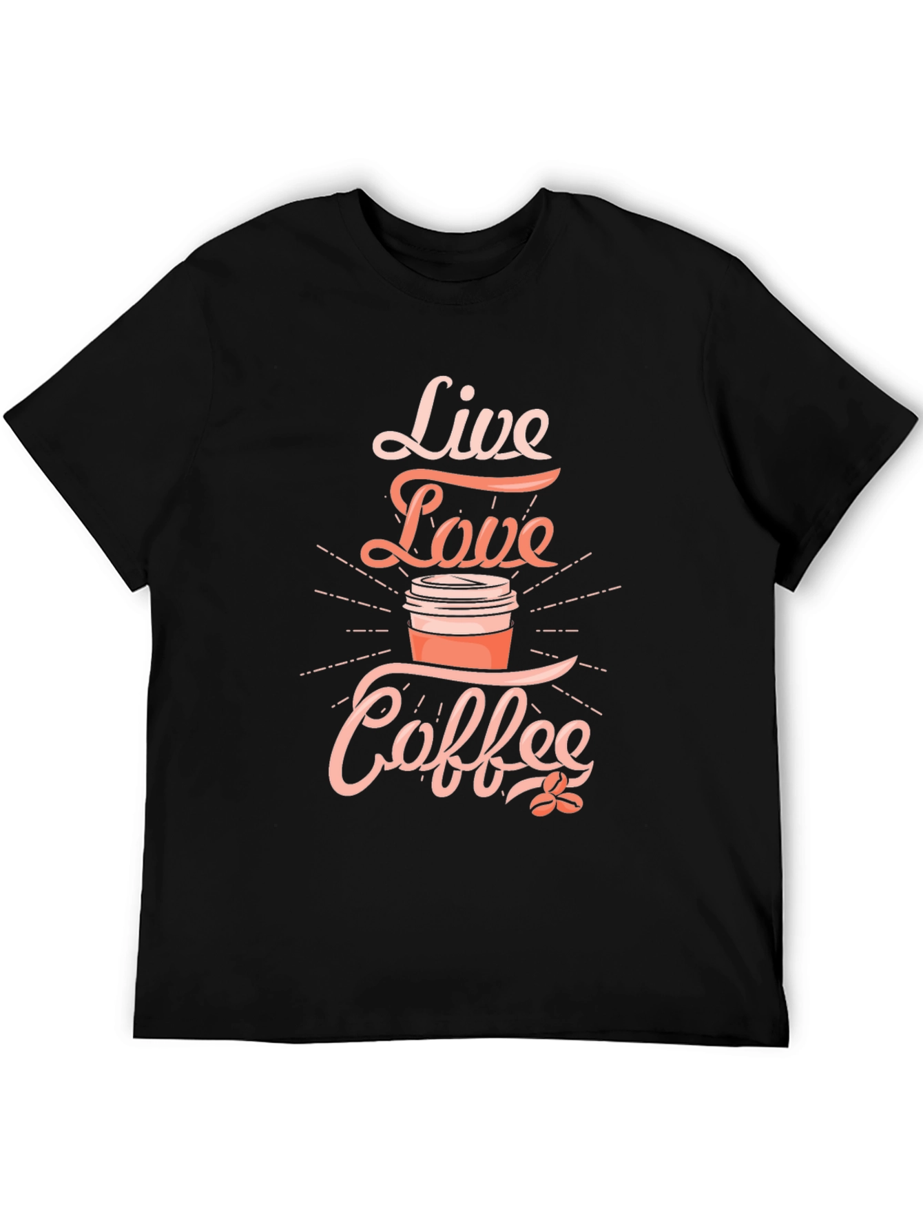 Live Love Coffee Black T-Shirt
