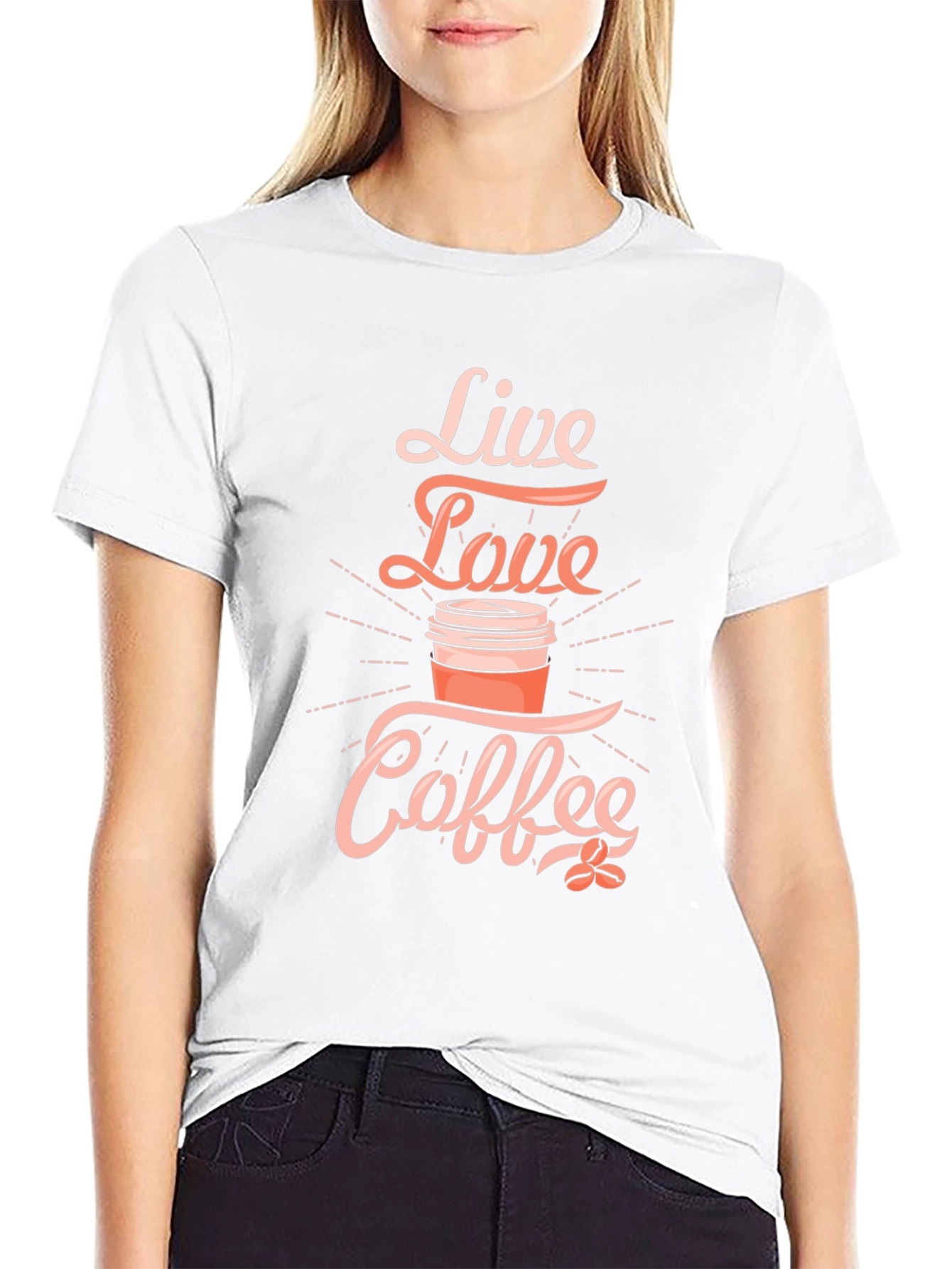 Live Love Coffee Black T-Shirt