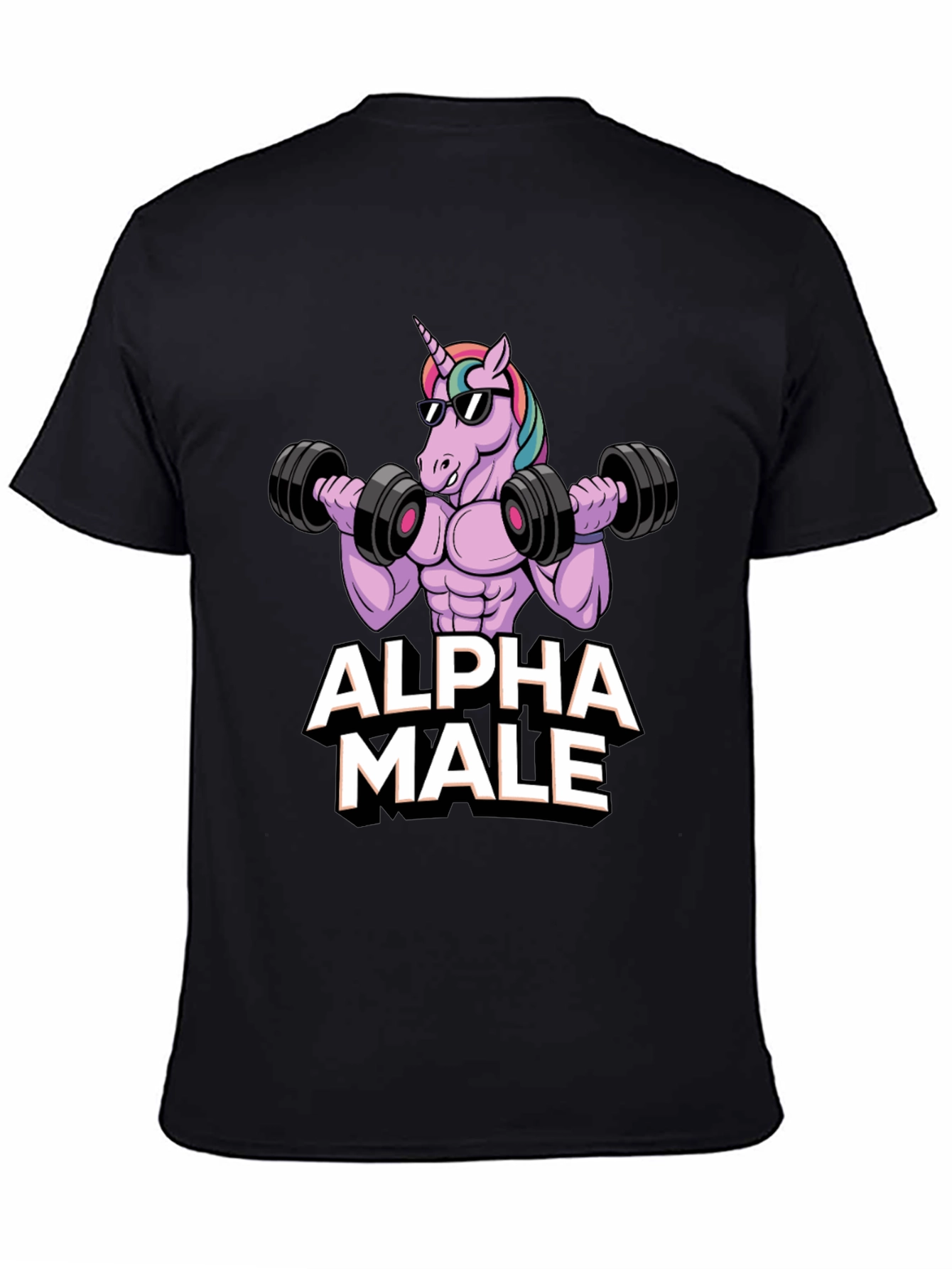 Alpha Male Unicorn T-Shirt | Workout Motivation Tee