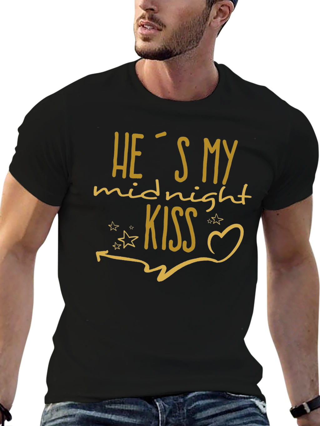 Hes My Midnight Kiss Graphic Tee