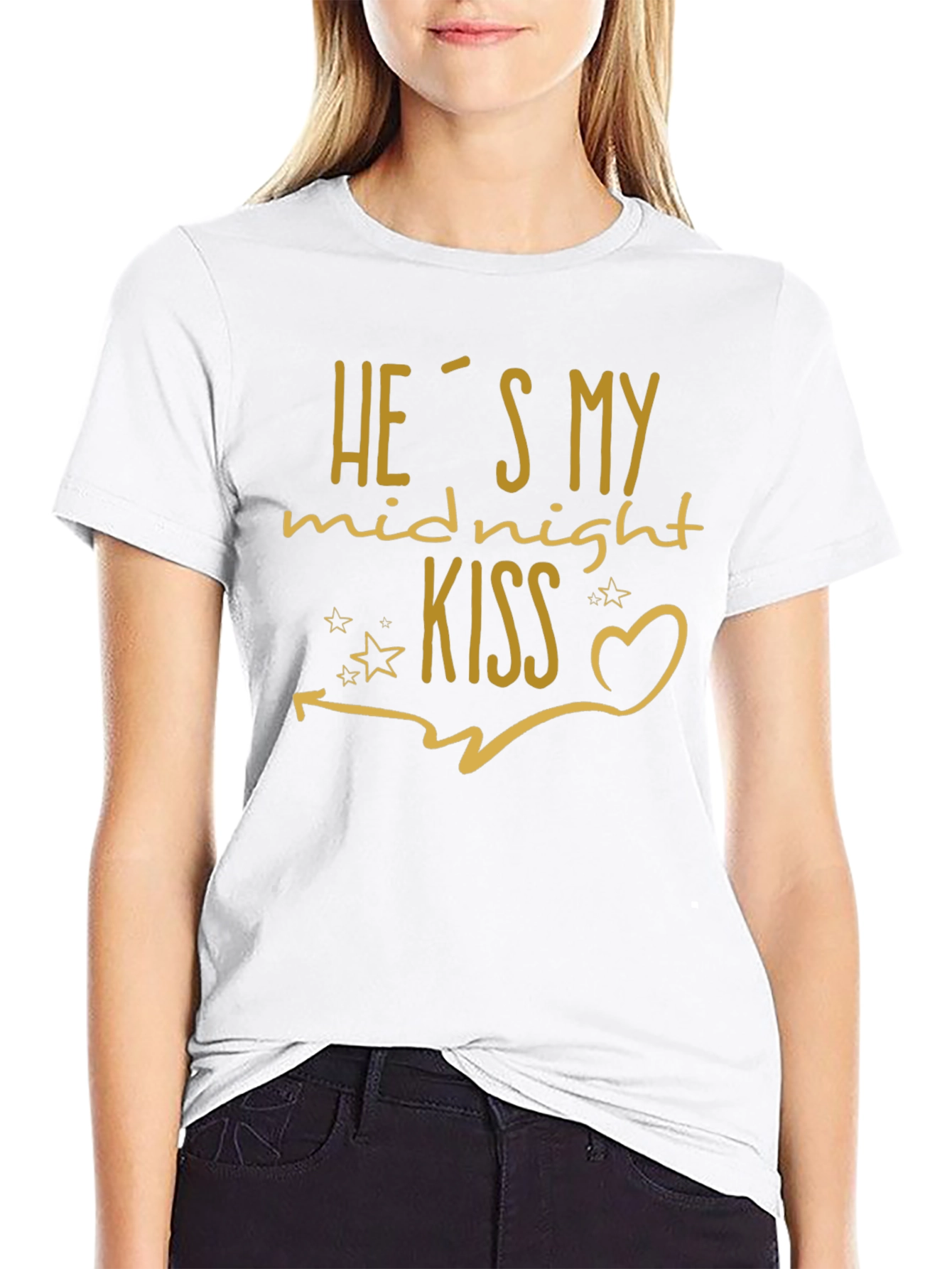 Hes My Midnight Kiss Graphic Tee