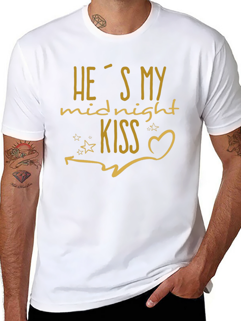 Hes My Midnight Kiss Graphic Tee