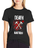 Death Meth T-Shirt - Crossed Axes Design