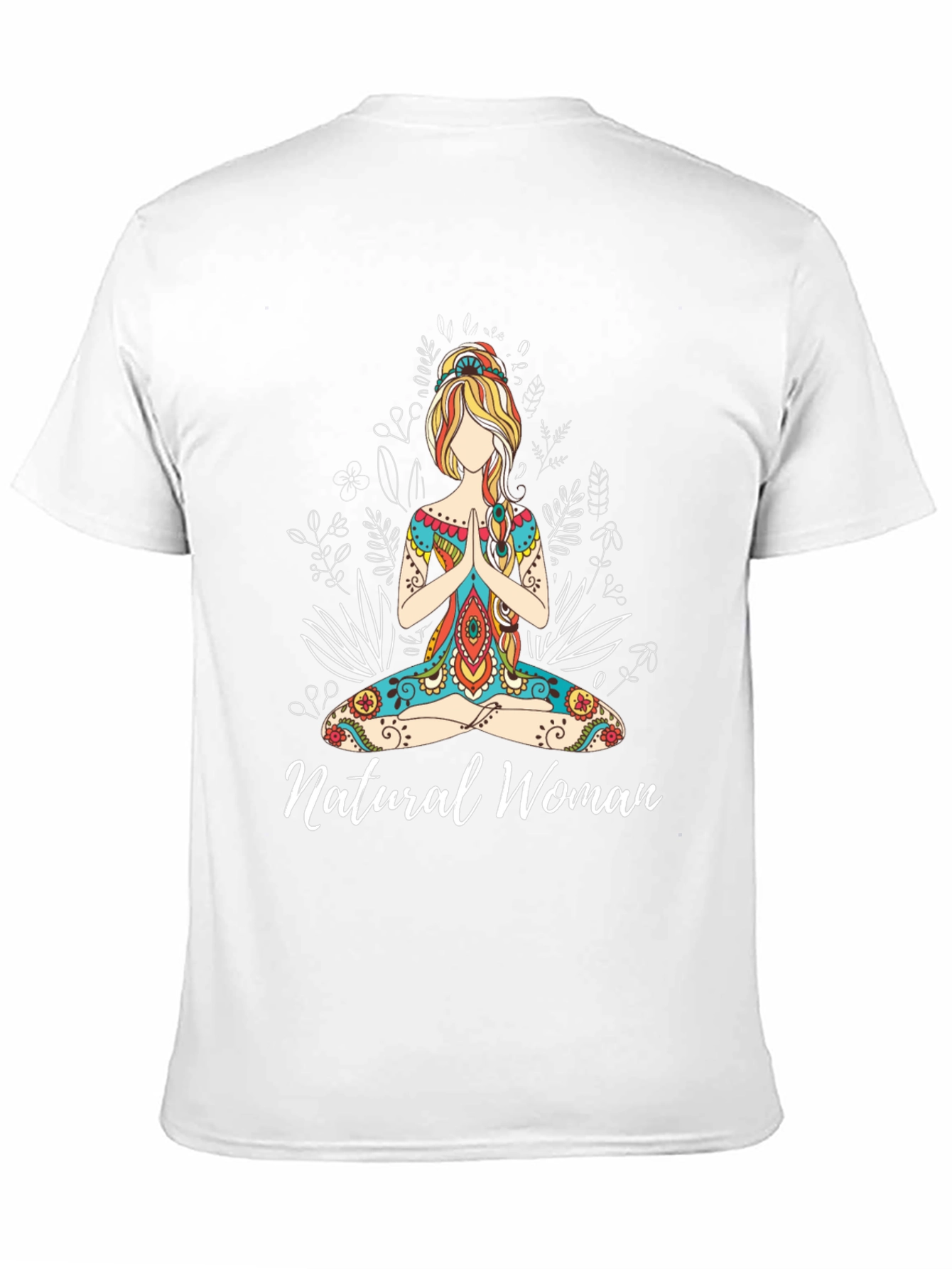Natural Woman Yoga Graphic Tee - Black