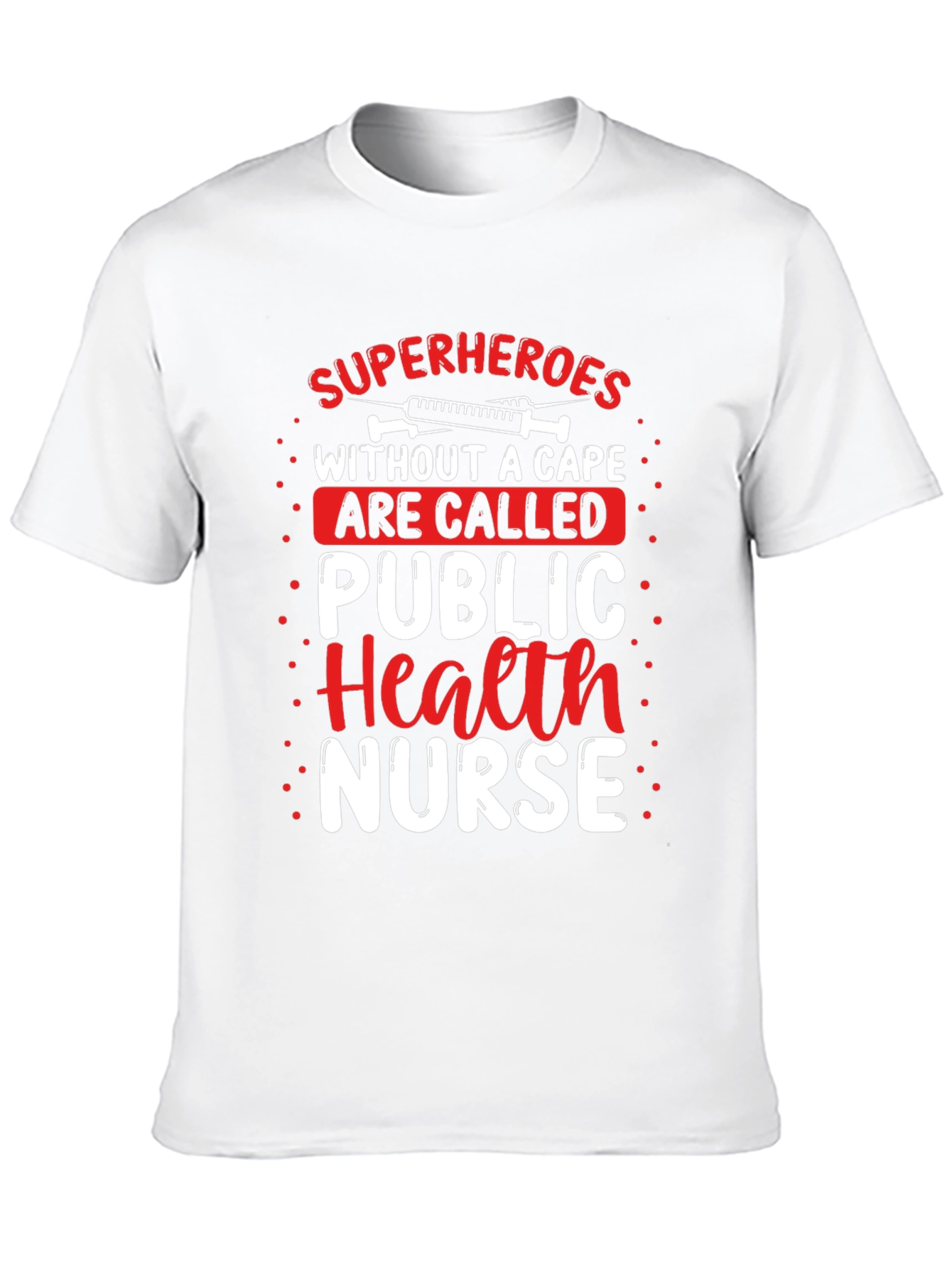 Public Health Nurse Superhero T-Shirt