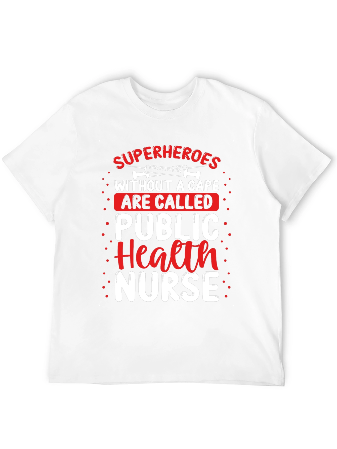 Public Health Nurse Superhero T-Shirt