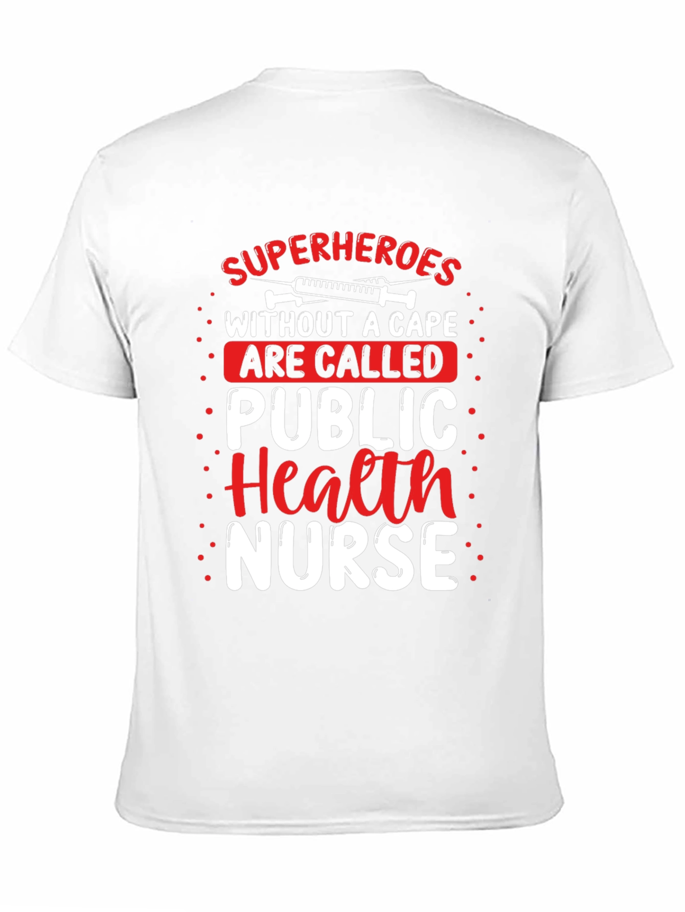 Public Health Nurse Superhero T-Shirt