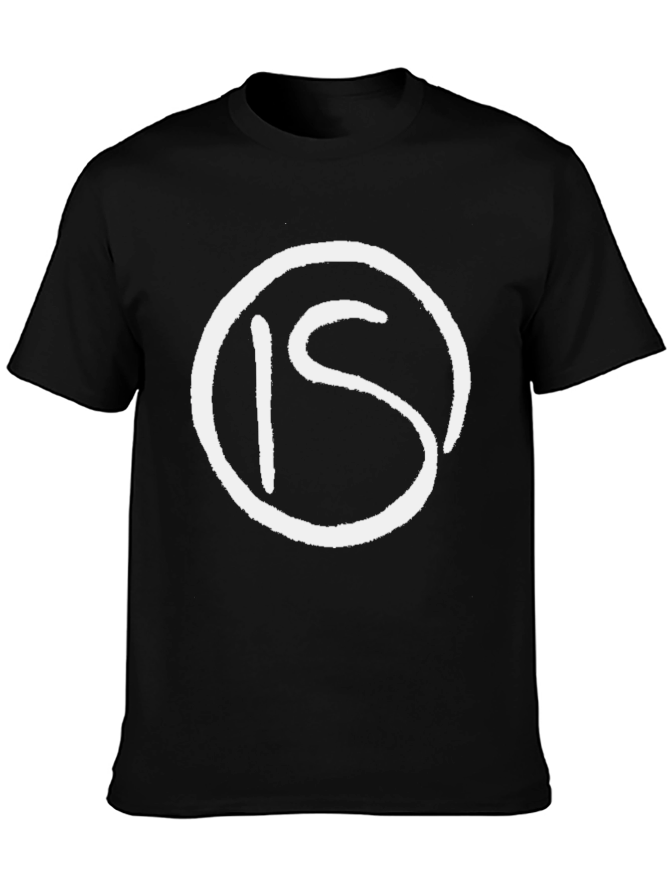 IS Logo T-Shirt - Soft Cotton Blend Casual Style