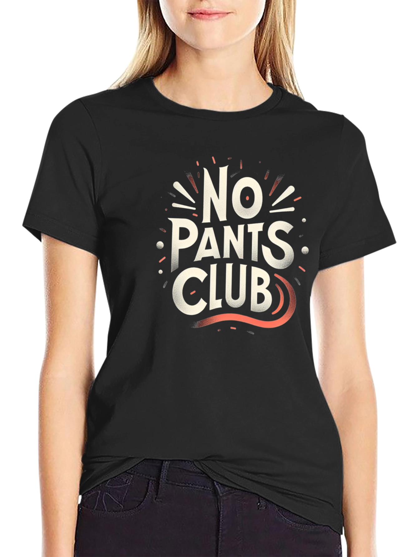 No Pants Club Graphic Tee - Casual Comfort