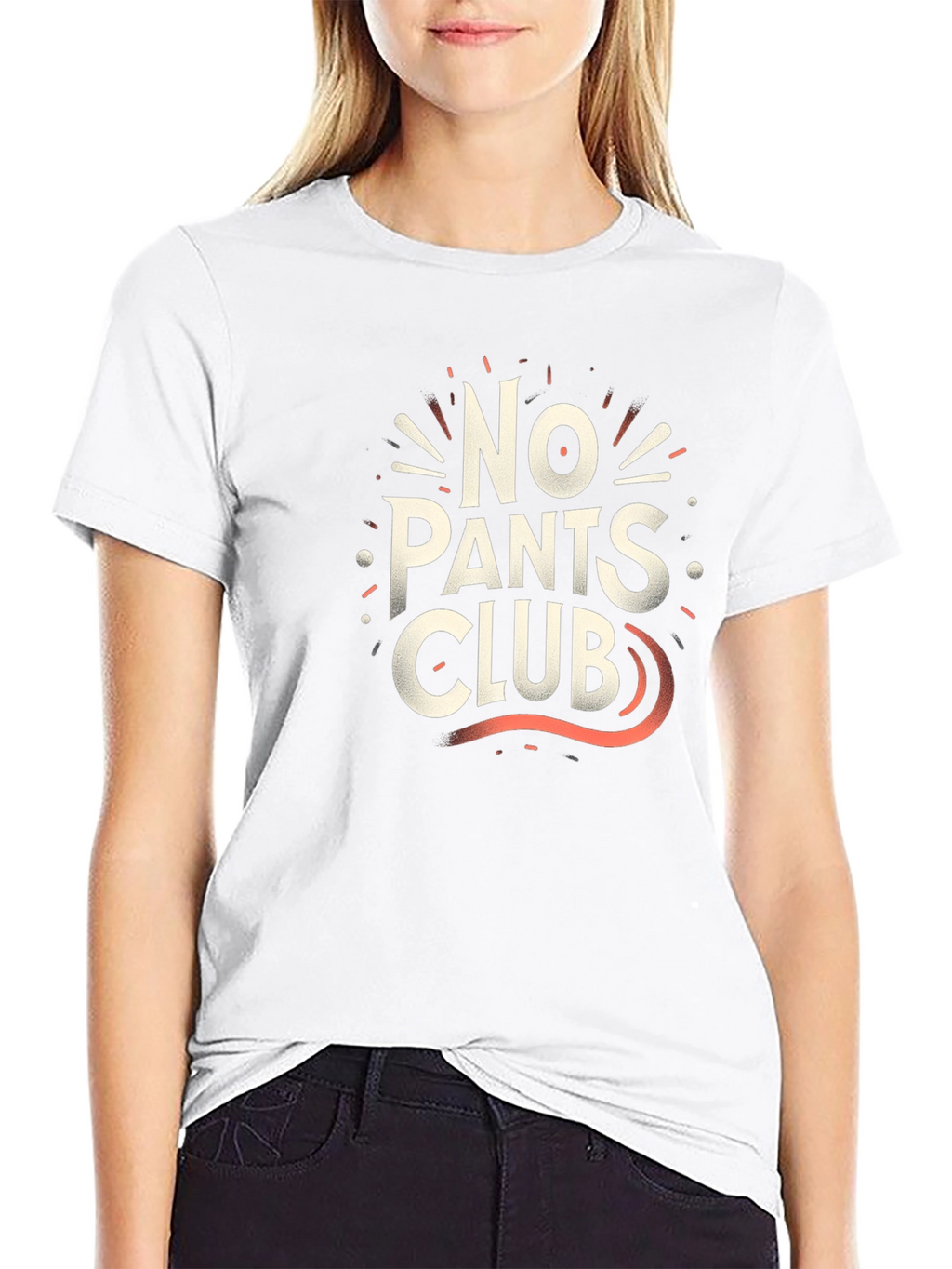 No Pants Club Graphic Tee - Casual Comfort