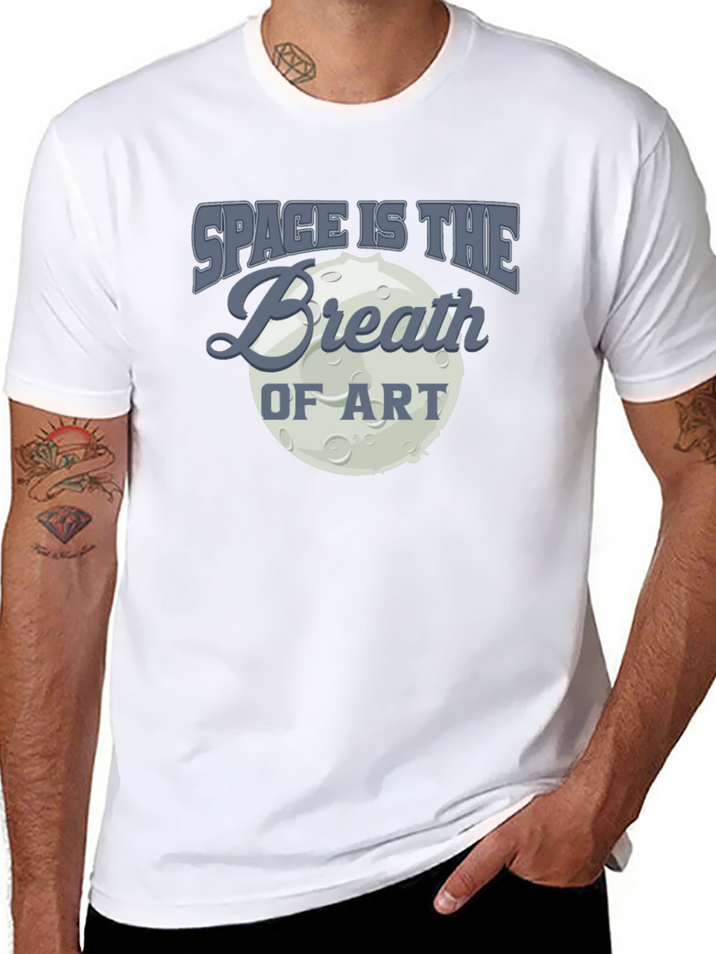 Space is the Breath of Art Graphic T-Shirt