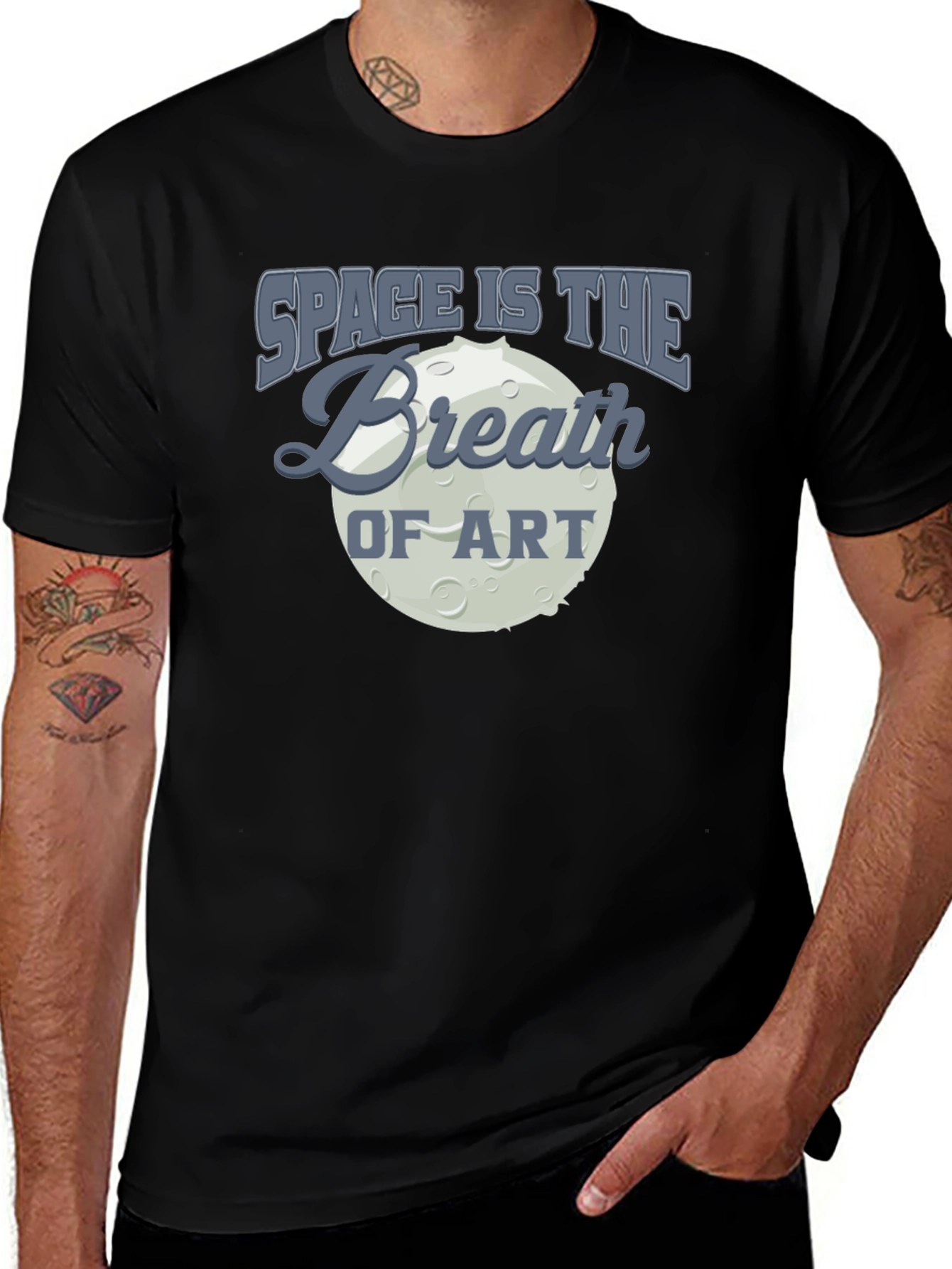 Space is the Breath of Art Graphic T-Shirt