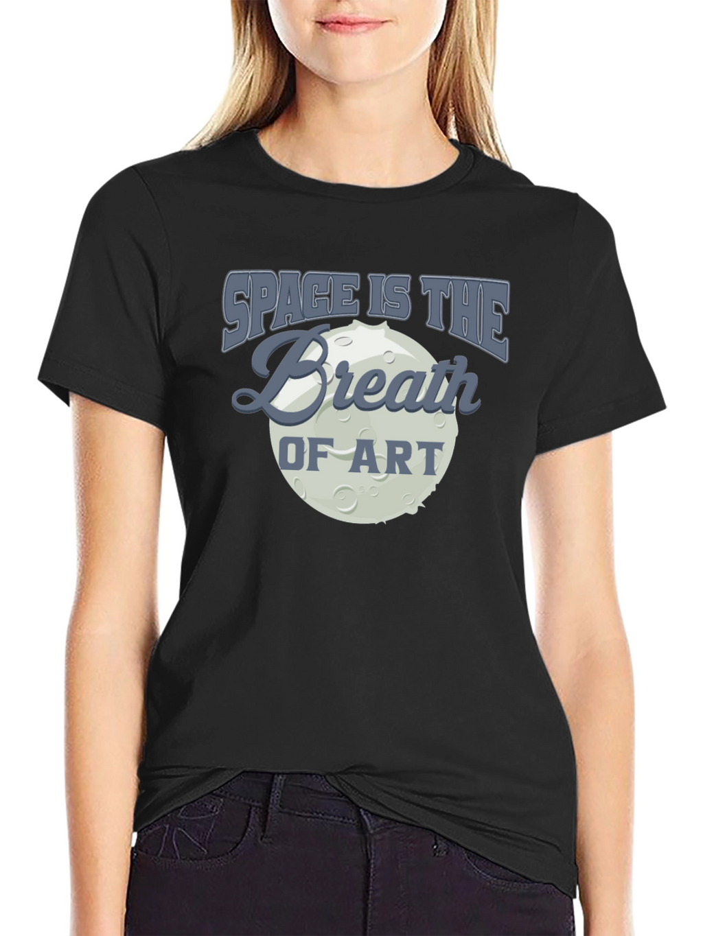 Space is the Breath of Art Graphic T-Shirt