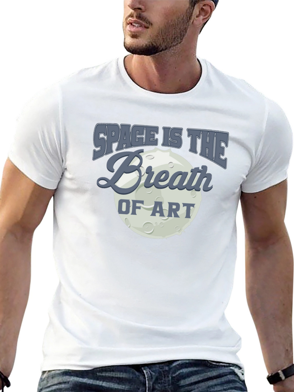 Space is the Breath of Art Graphic T-Shirt