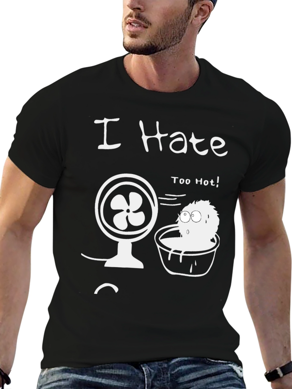 I Hate Too Hot Graphic Tee