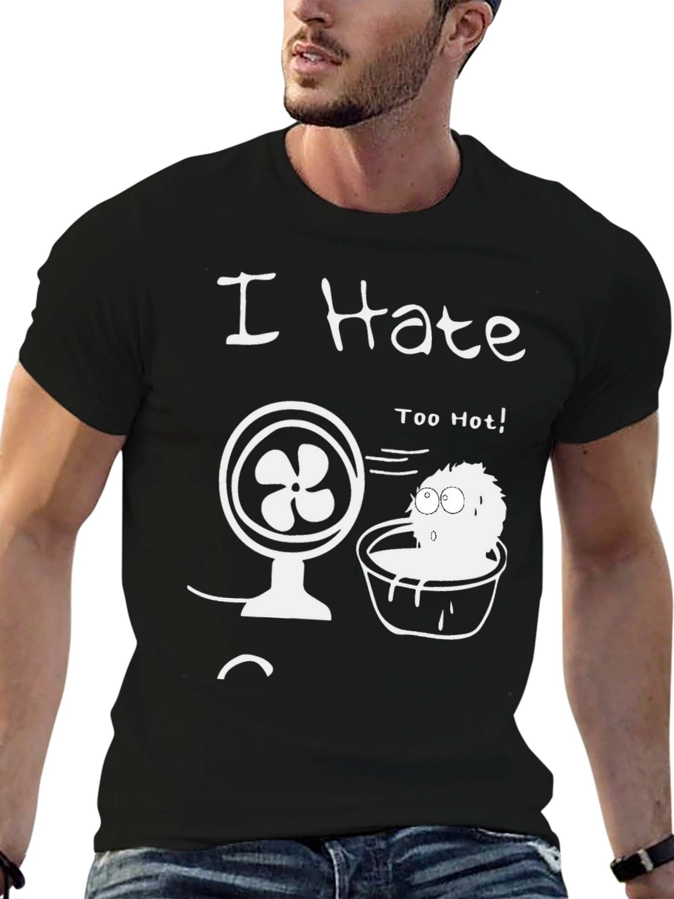 I Hate Too Hot Graphic Tee