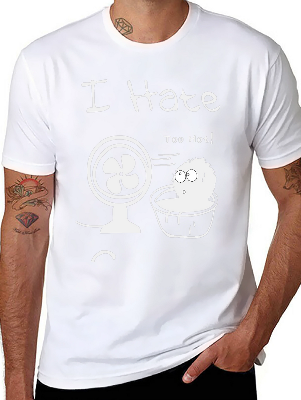 I Hate Too Hot Graphic Tee