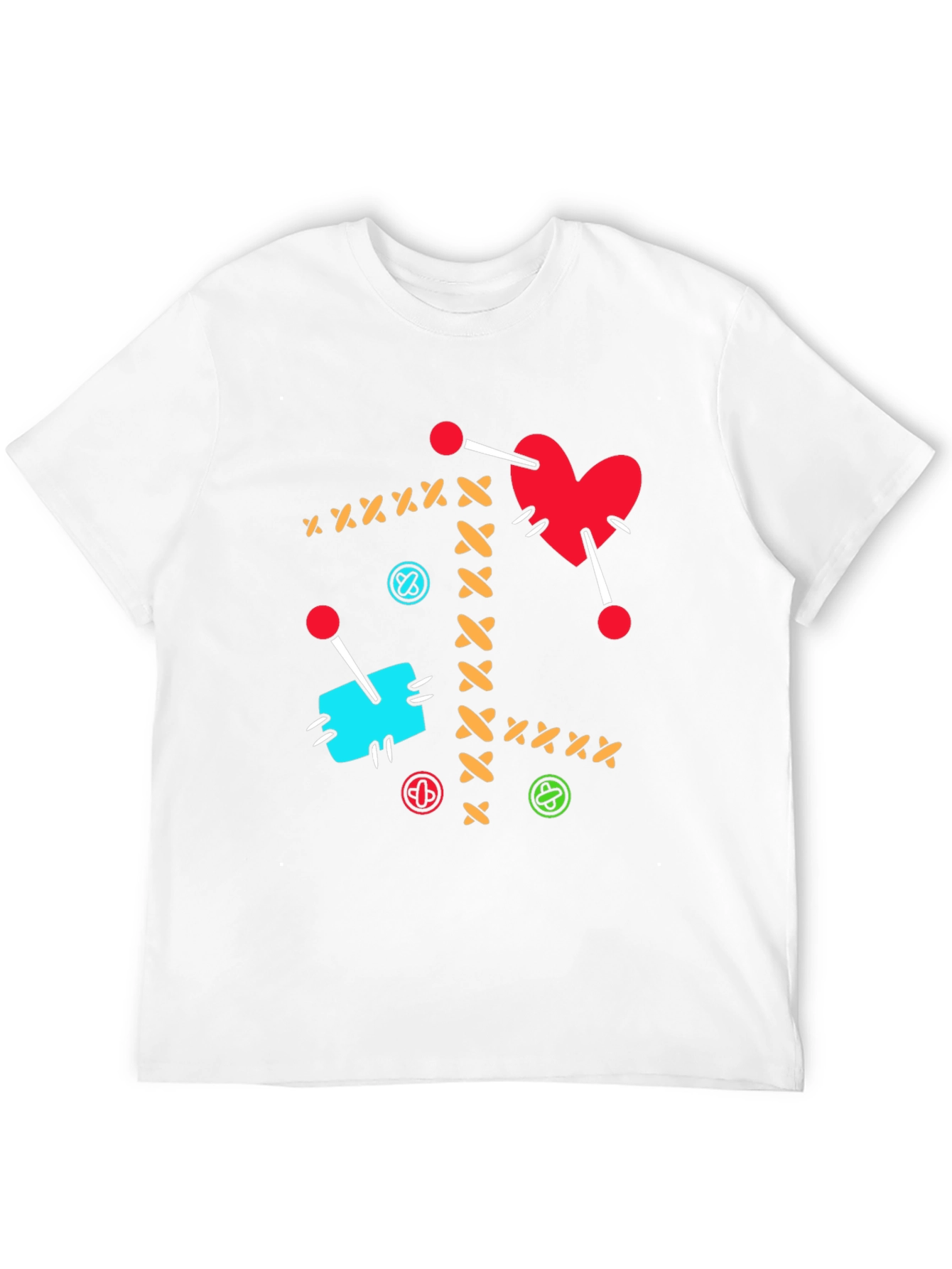 Voodoo Heart T-Shirt - Sewn Design
