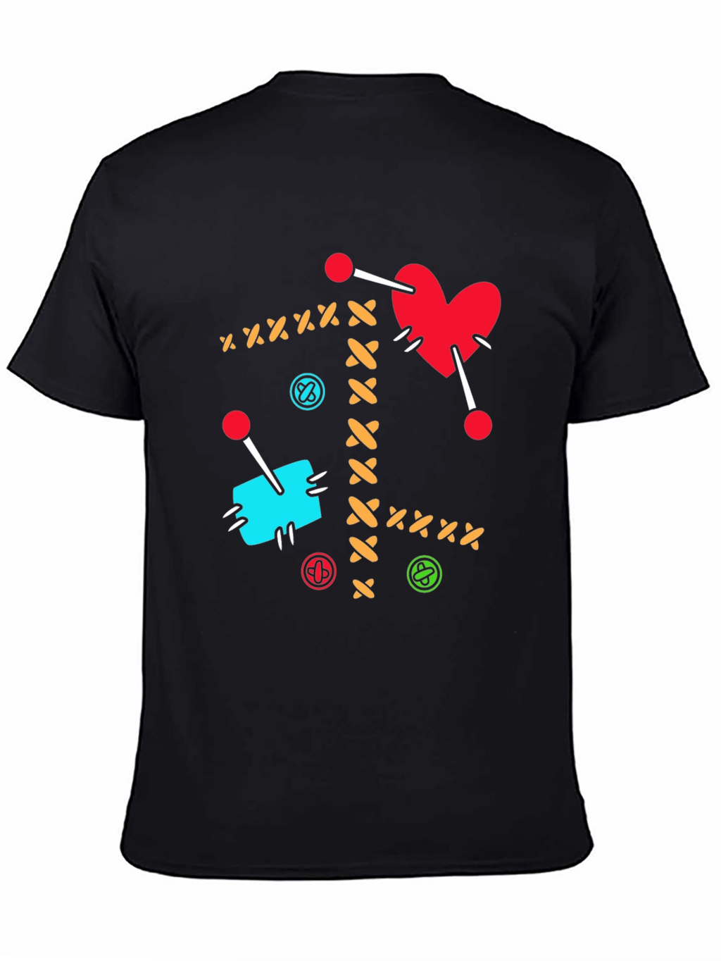 Voodoo Heart T-Shirt - Sewn Design