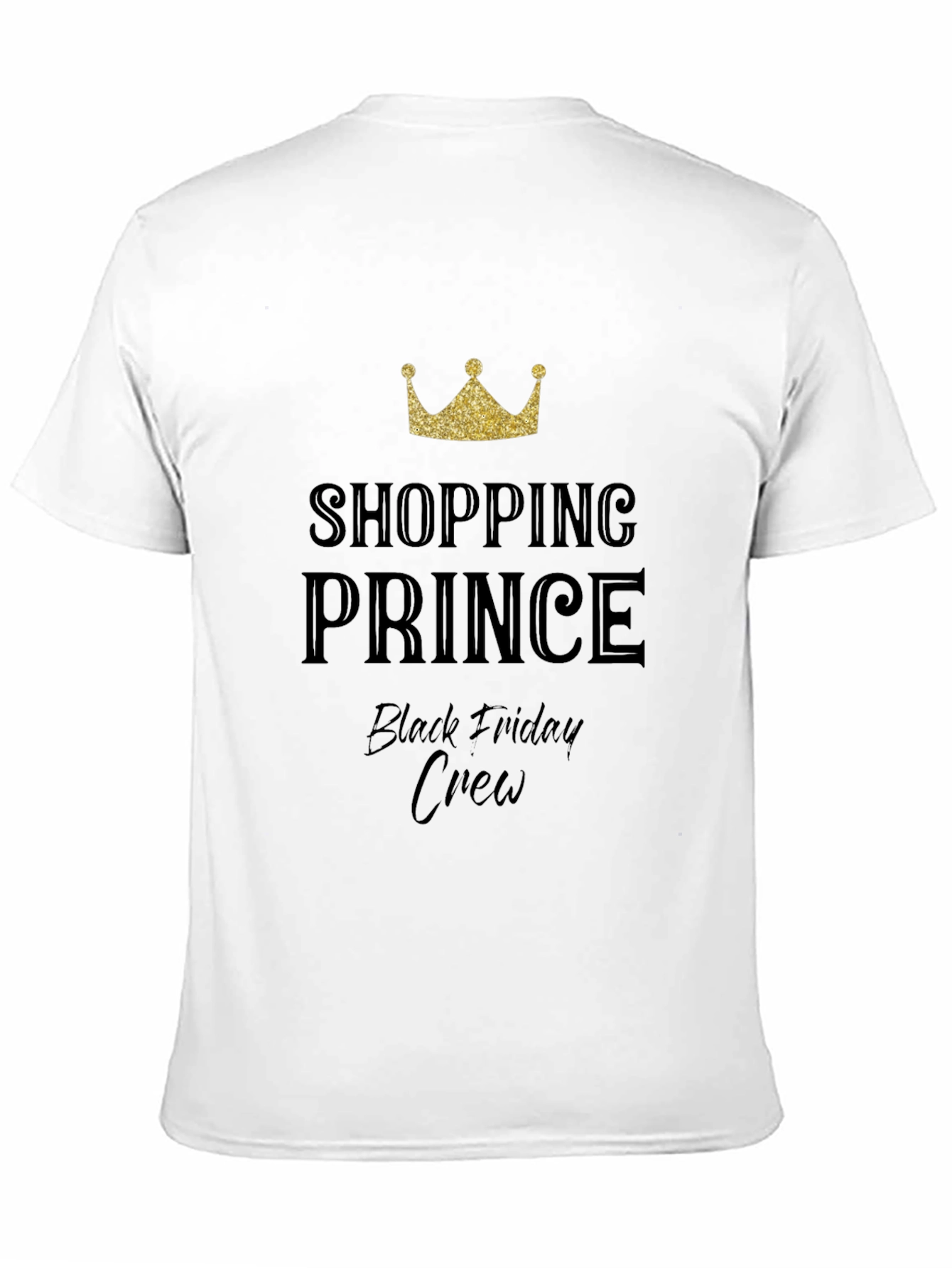 Shopping Prince Black Friday Crew T-Shirt