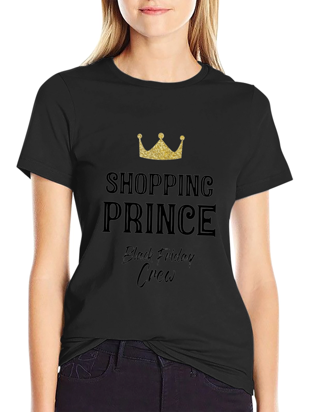 Shopping Prince Black Friday Crew T-Shirt