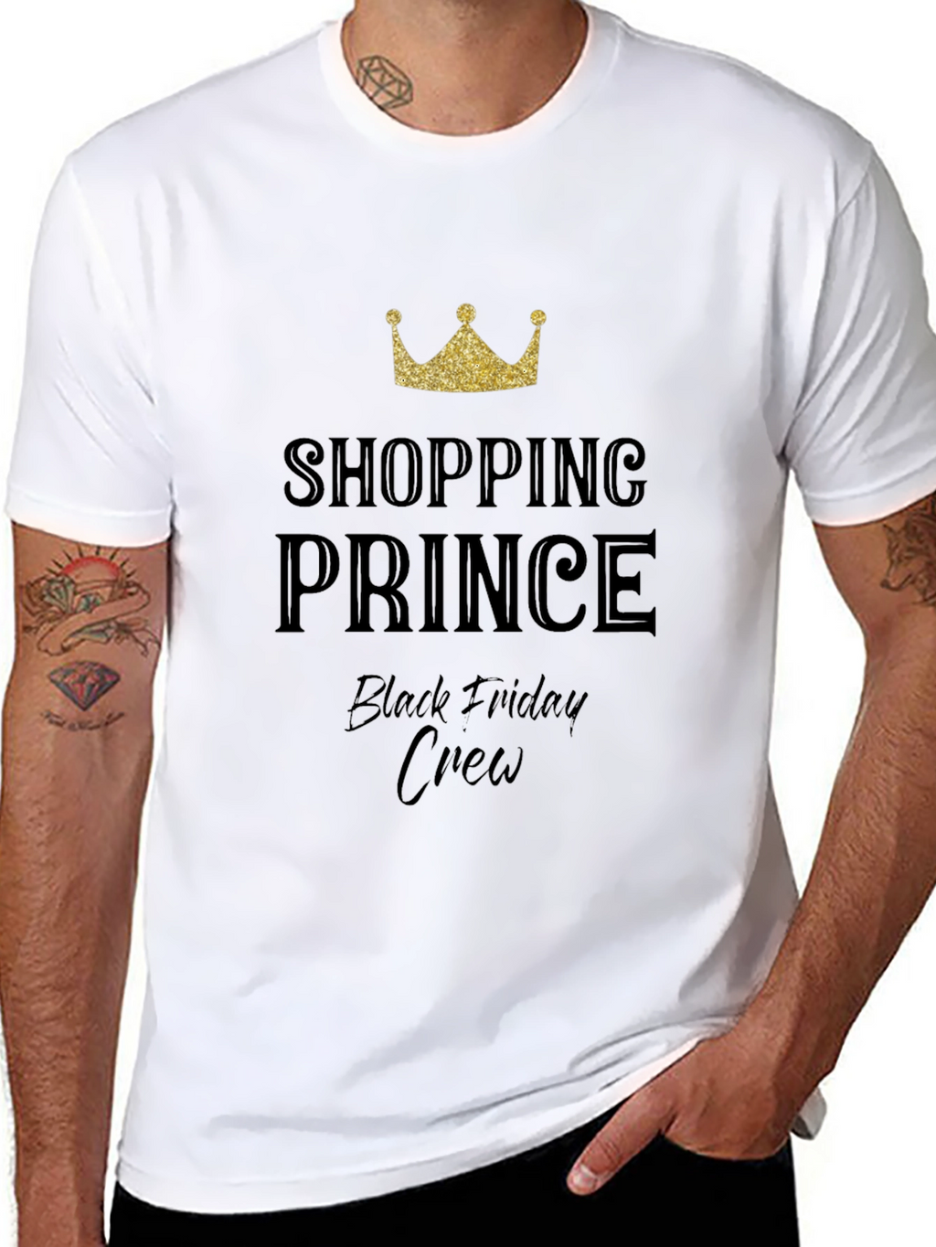 Shopping Prince Black Friday Crew T-Shirt