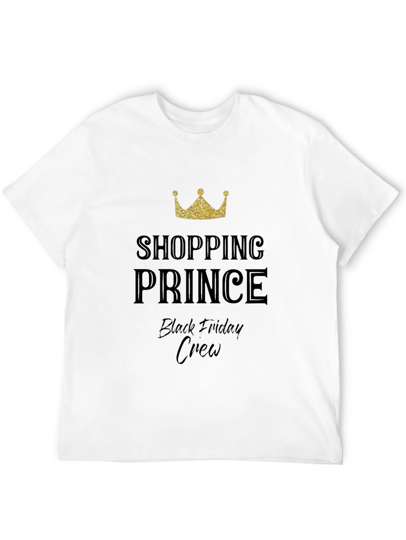 Shopping Prince Black Friday Crew T-Shirt