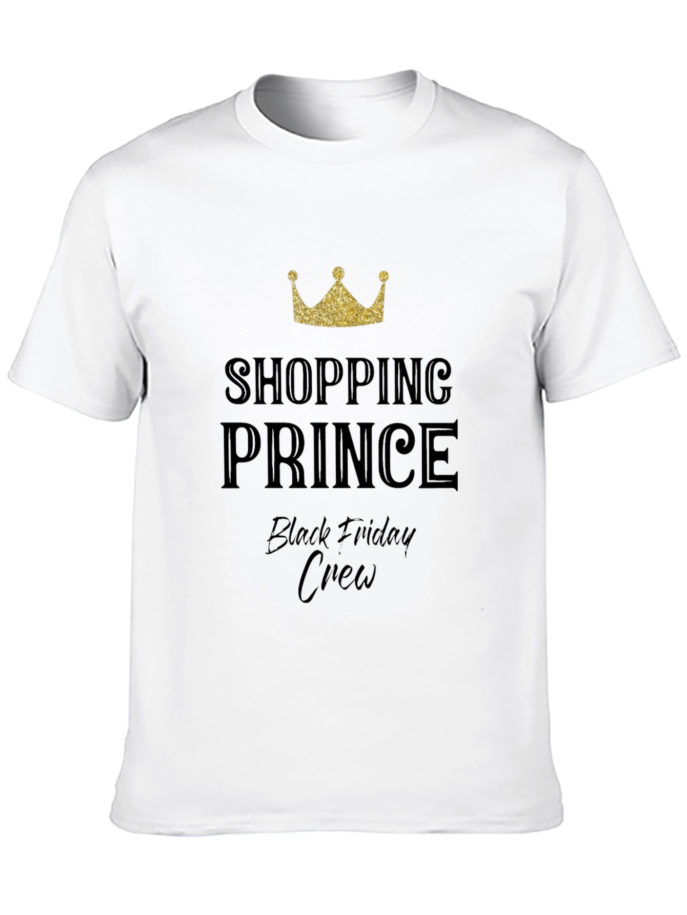 Shopping Prince Black Friday Crew T-Shirt