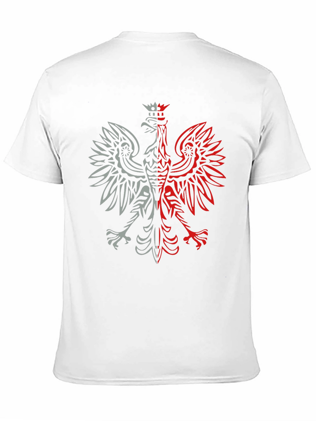Polish Eagle Graphic Tee - Black Patriotic Shirt