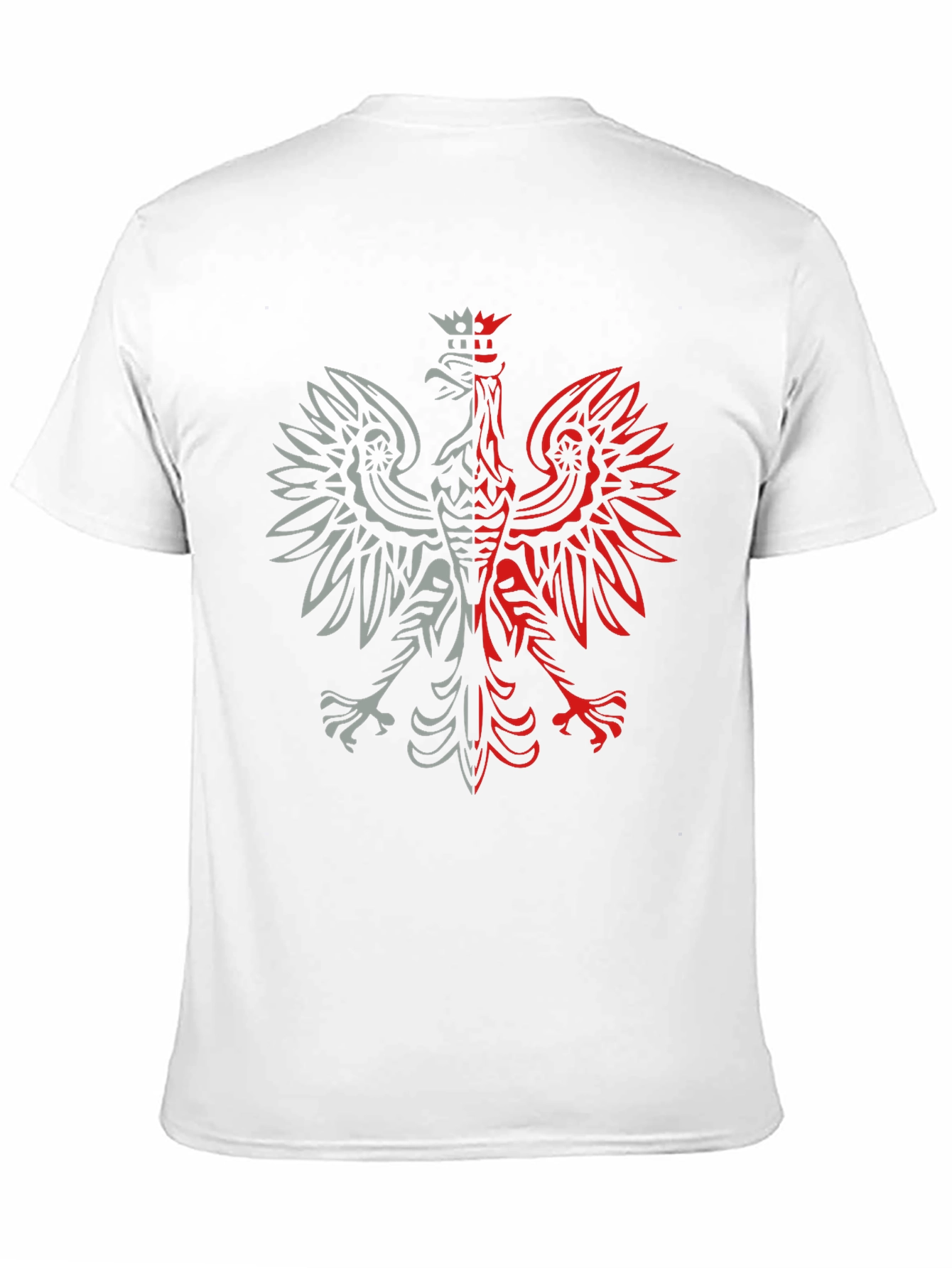 Polish Eagle Graphic Tee - Black Patriotic Shirt