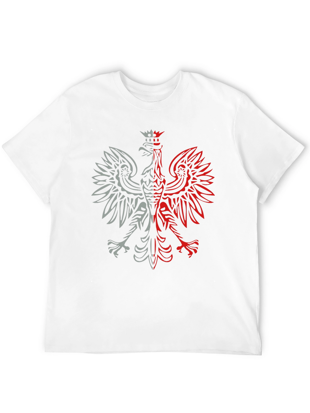 Polish Eagle Graphic Tee - Black Patriotic Shirt