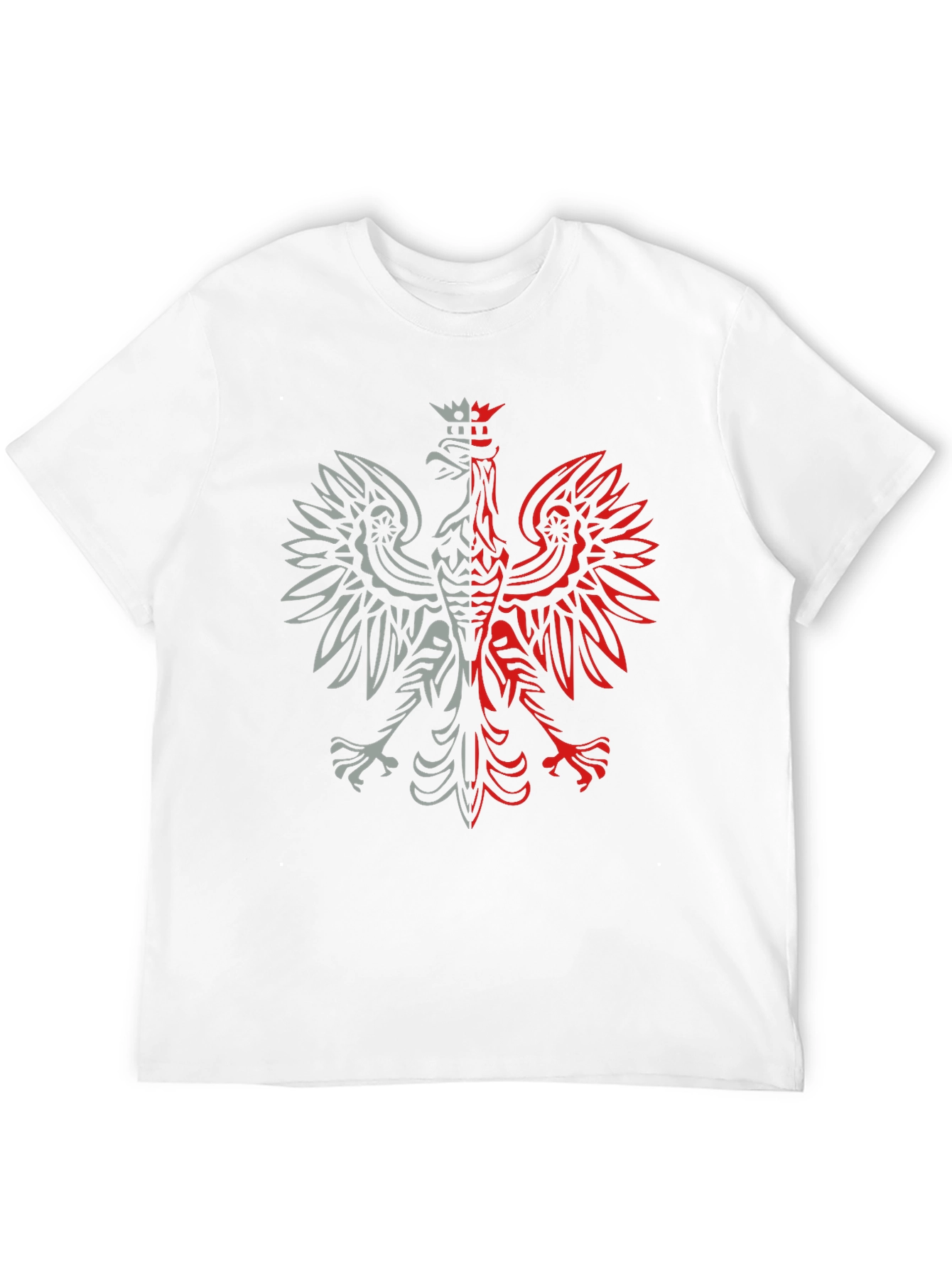 Polish Eagle Graphic Tee - Black Patriotic Shirt
